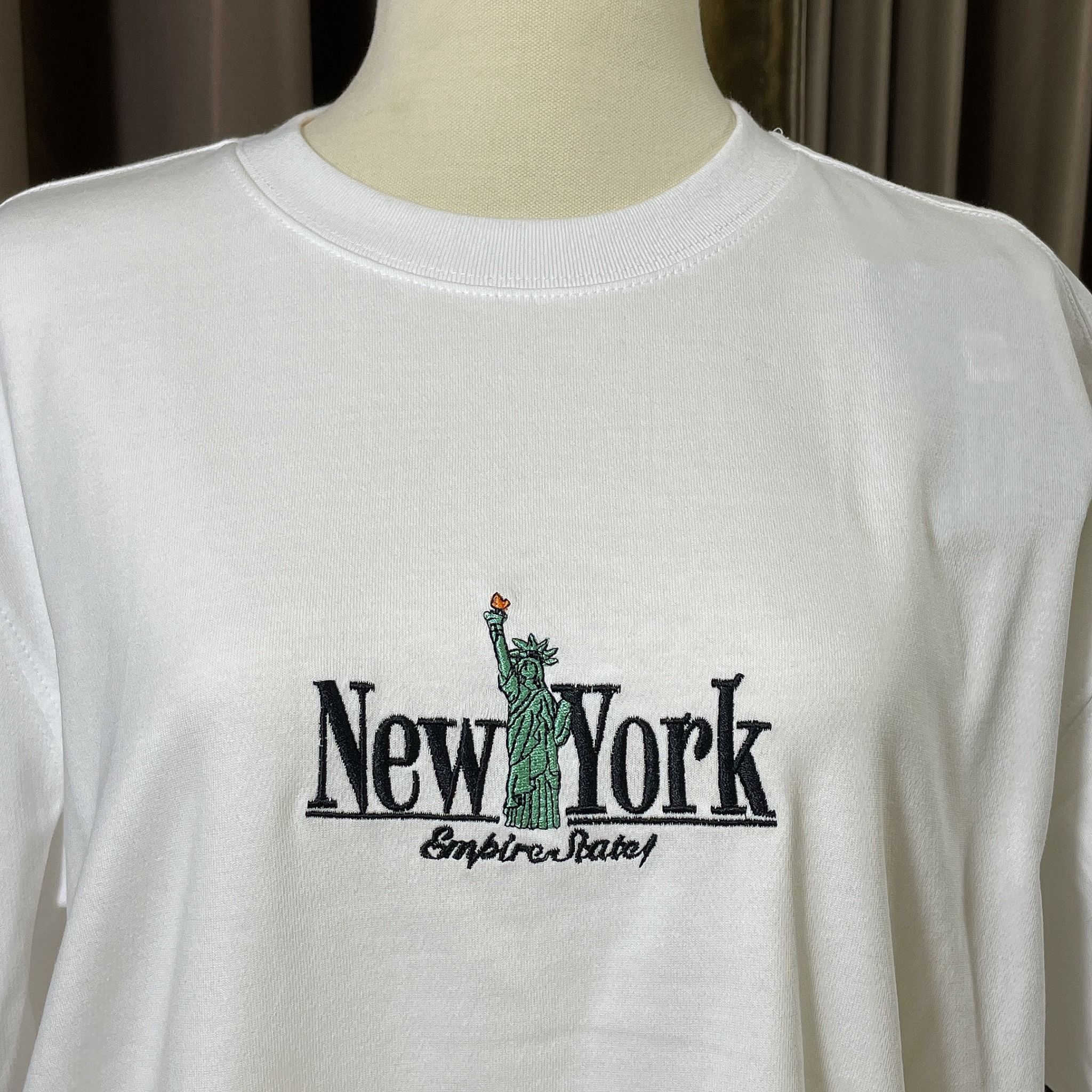 1081 - HÀNG CHÍNH HÃNG - ÁO THUN NEW ERA - NEW YORK LOGOS WHITE SHORT SLEEVES - TRẮNG - CODE: 13470978
