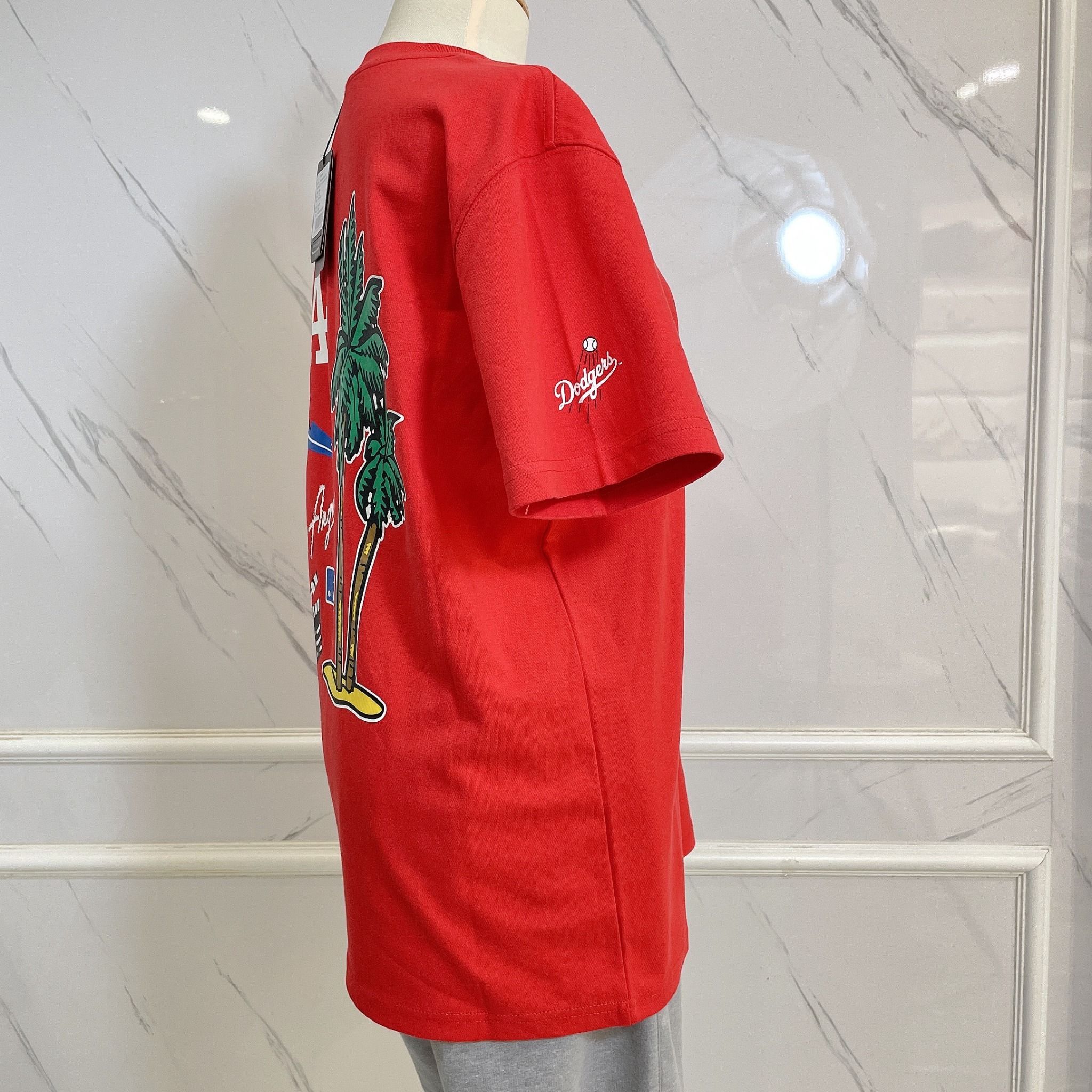 1107 - HÀNG CHÍNH HÃNG - ÁO THUN NEW ERA - LA CÂY DỪA - ĐỎ - CODE: 12866556