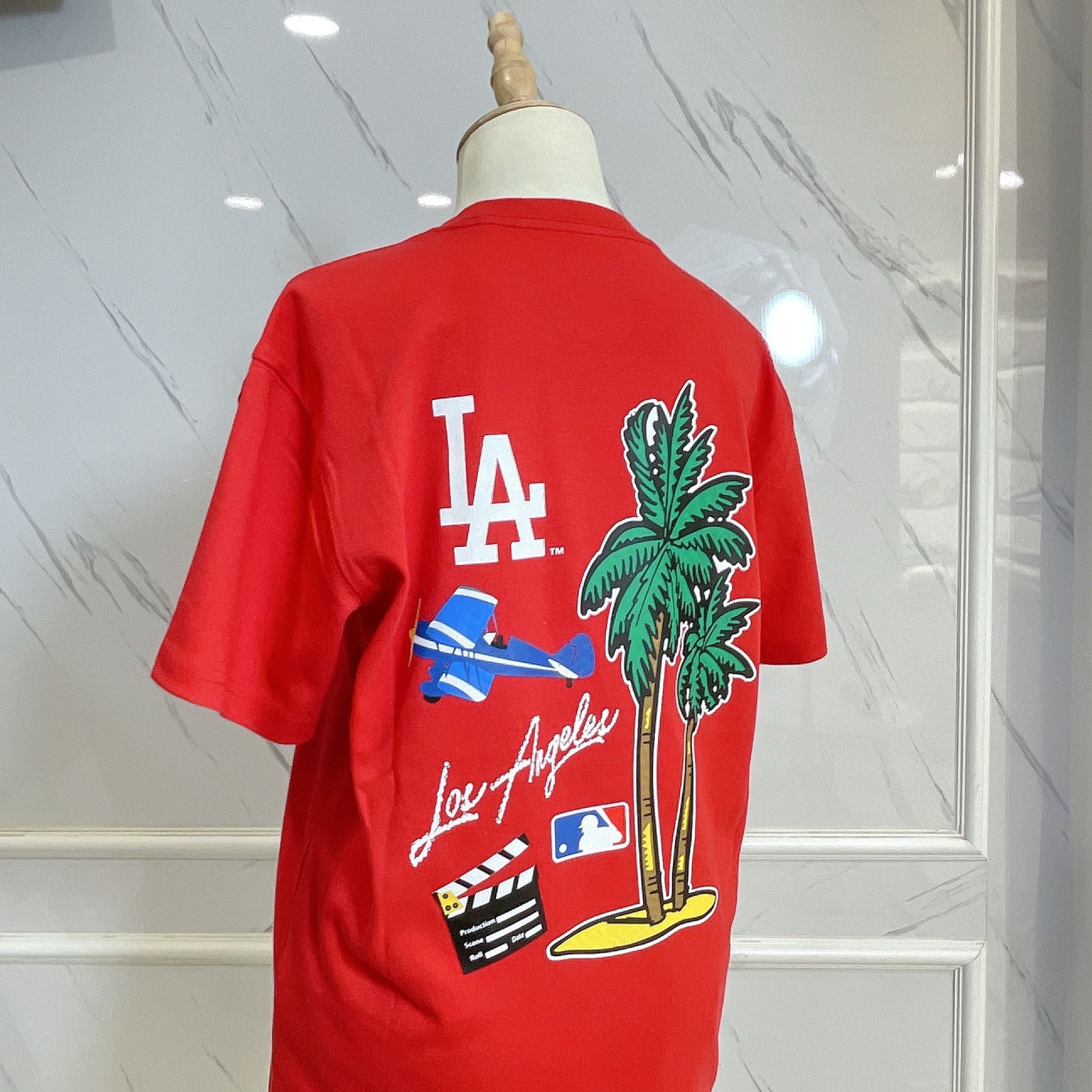 1107 - HÀNG CHÍNH HÃNG - ÁO THUN NEW ERA - LA CÂY DỪA - ĐỎ - CODE: 12866556