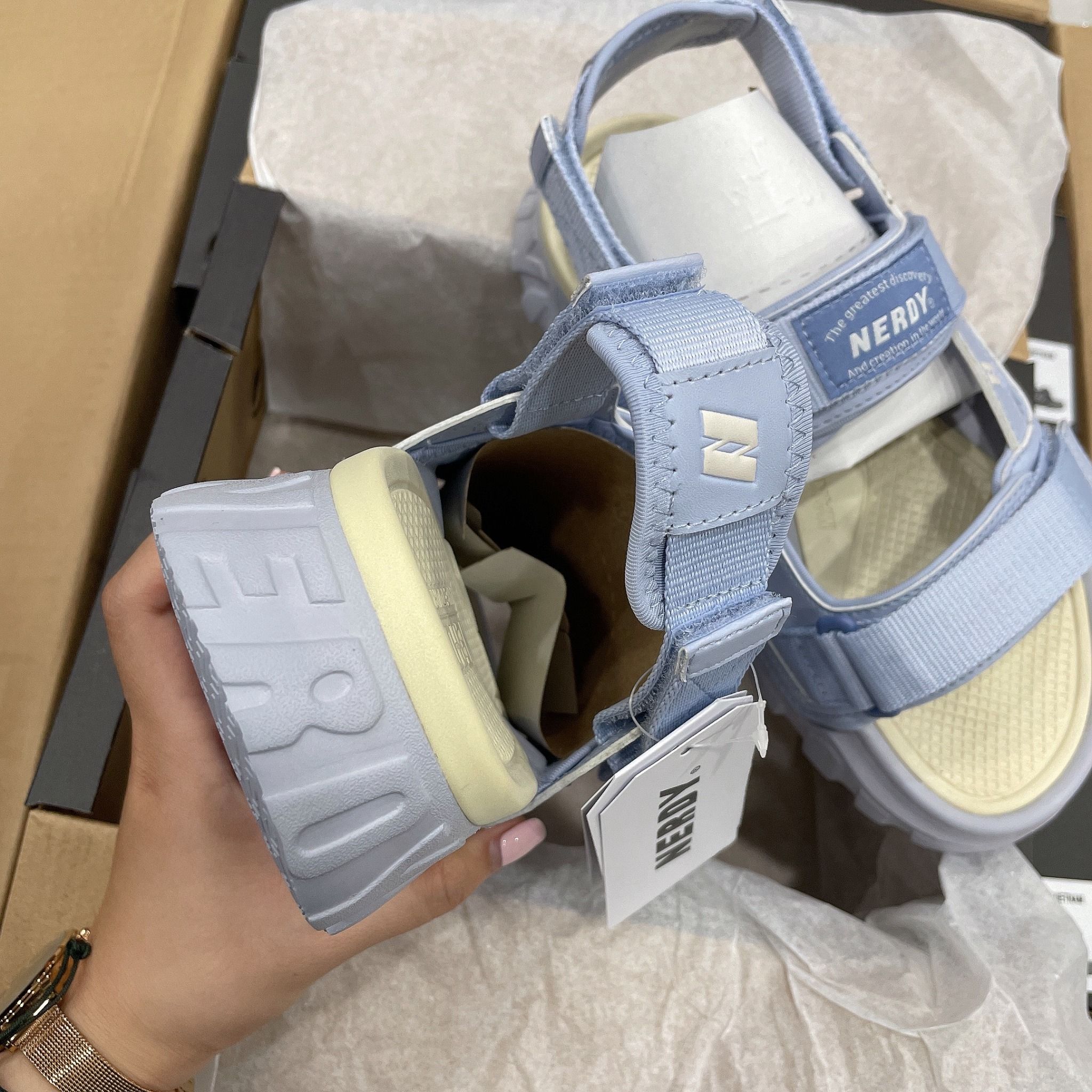1115 - HÀNG CHÍNH HÃNG - Giày Sandal Nerdy Baby Blue - Code : PNEU22AE031403