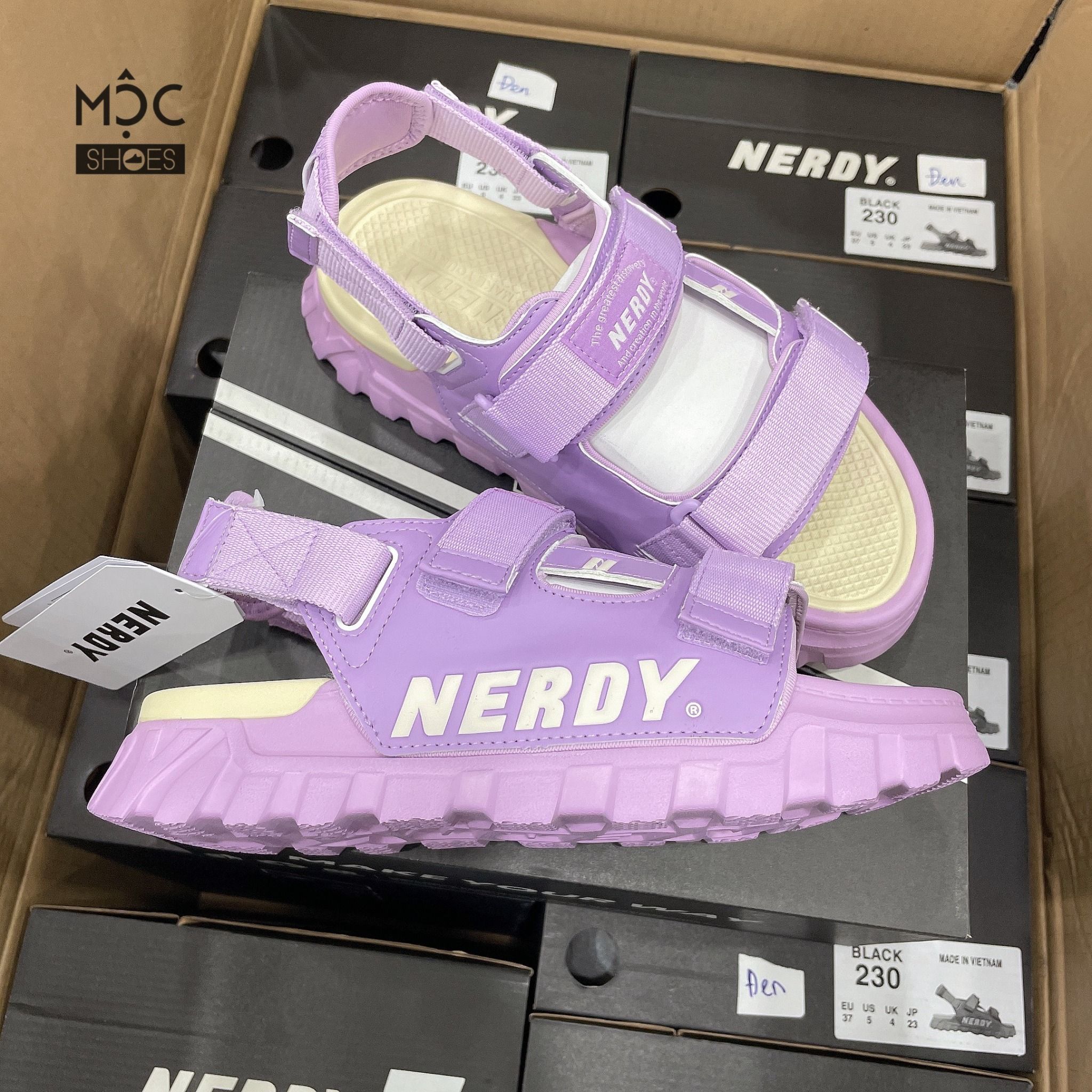 1117 - HÀNG CHÍNH HÃNG - Giày Sandal Nerdy - Tím - Code : PNEU22AE03