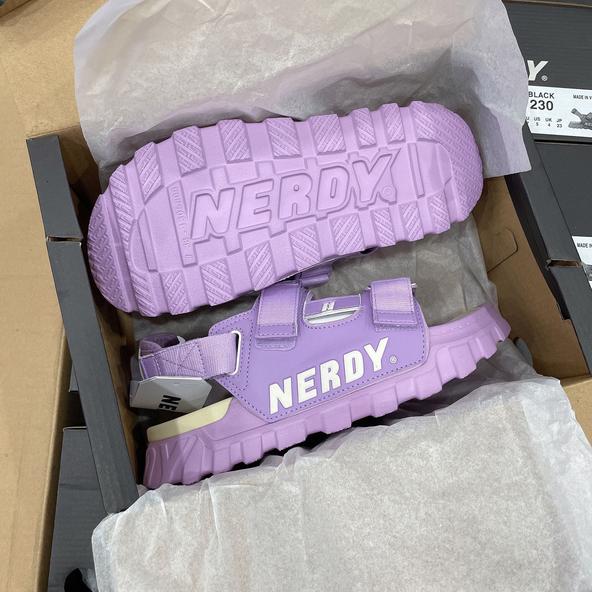 1117 - HÀNG CHÍNH HÃNG - Giày Sandal Nerdy - Tím - Code : PNEU22AE03