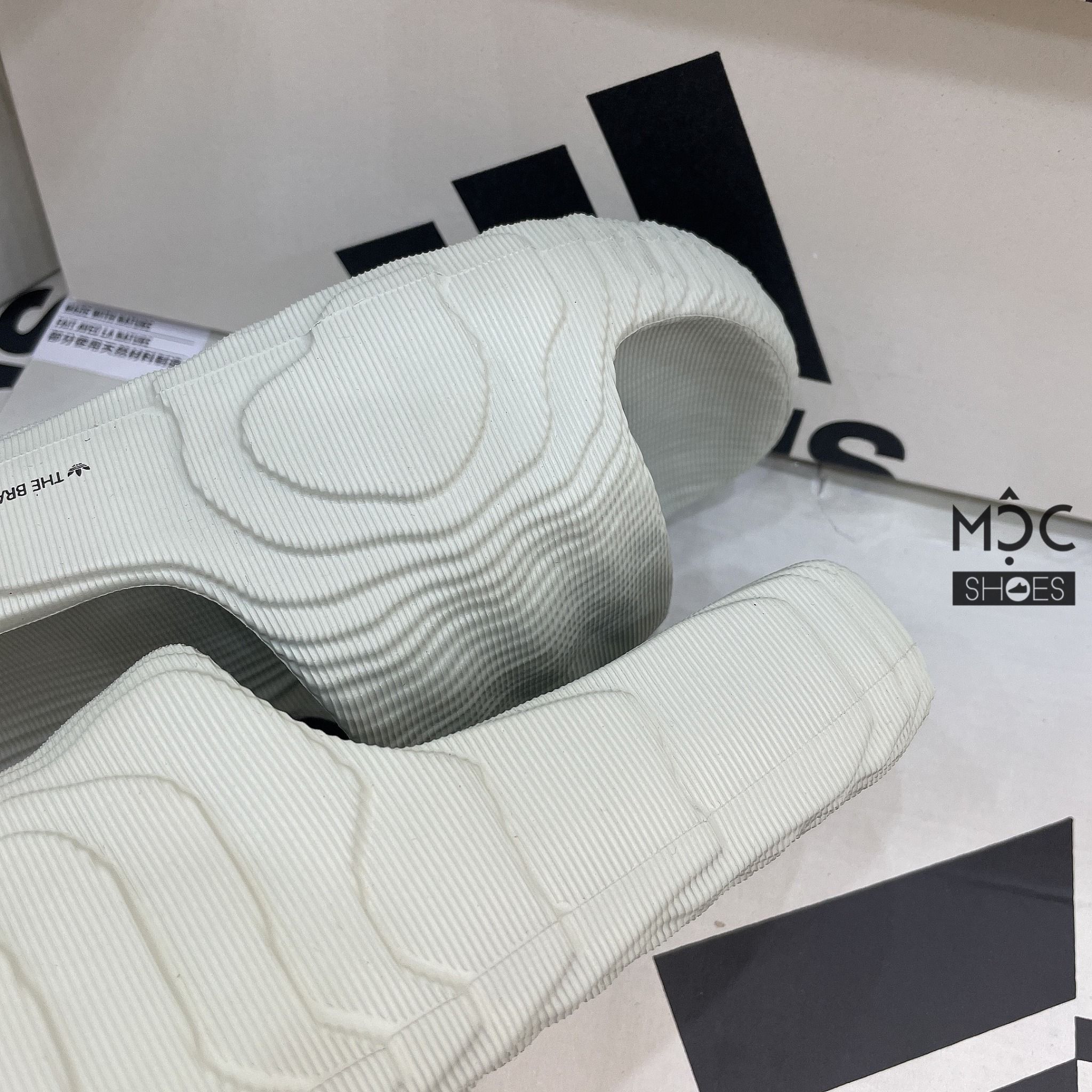1120 - HÀNG CHÍNH HÃNG - DÉP ADIDAS 22 - BẬC THANG * MÀU MINT *