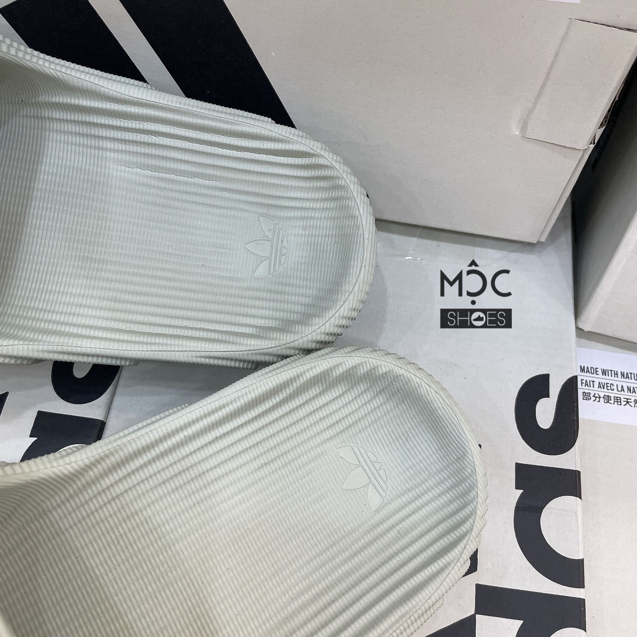1120 - HÀNG CHÍNH HÃNG - DÉP ADIDAS 22 - BẬC THANG * MÀU MINT *