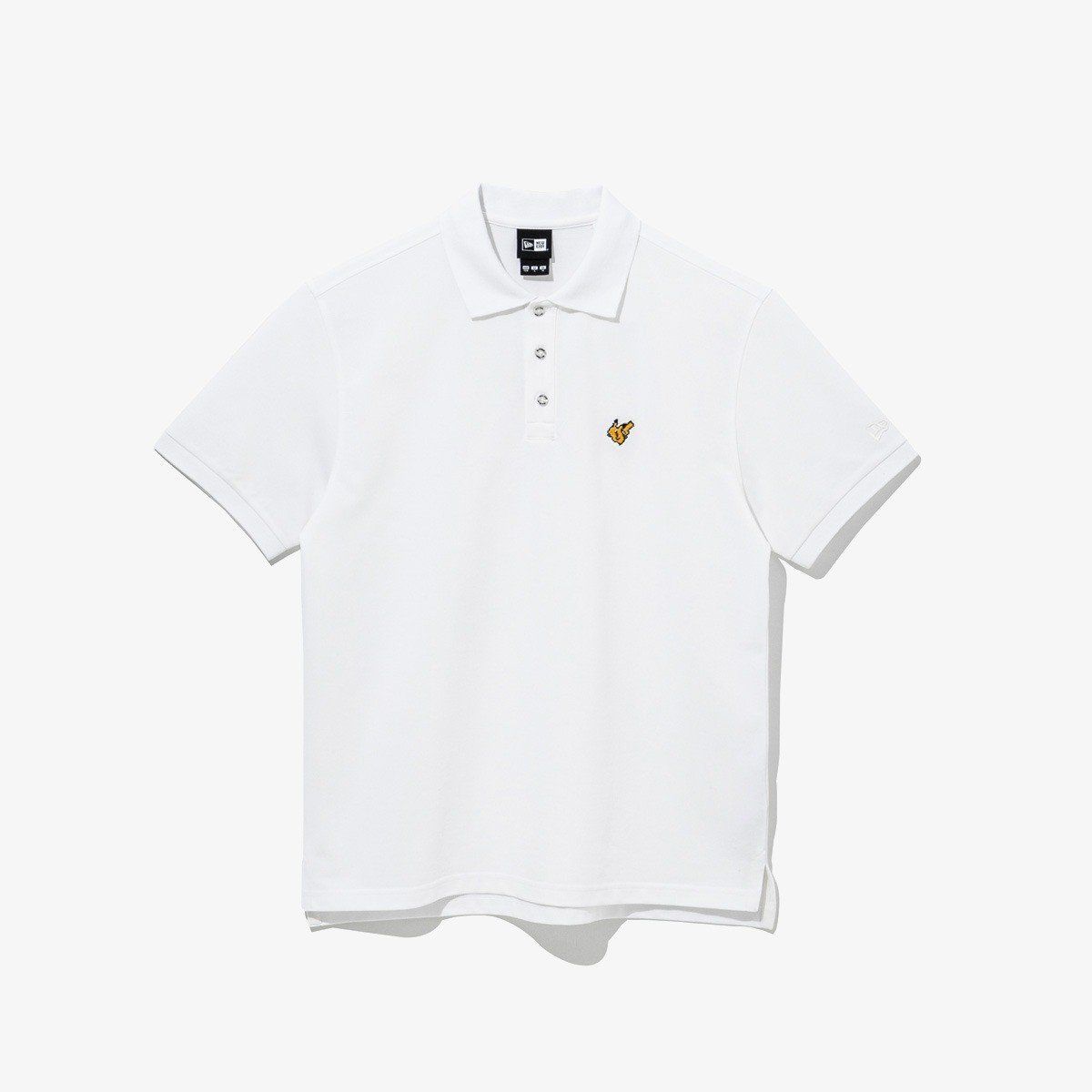 1178 - HÀNG CHÍNH HÃNG - ÁO NEW ERA - POLO LOGO PIKACHU - TRẮNG - CODE: 13695419