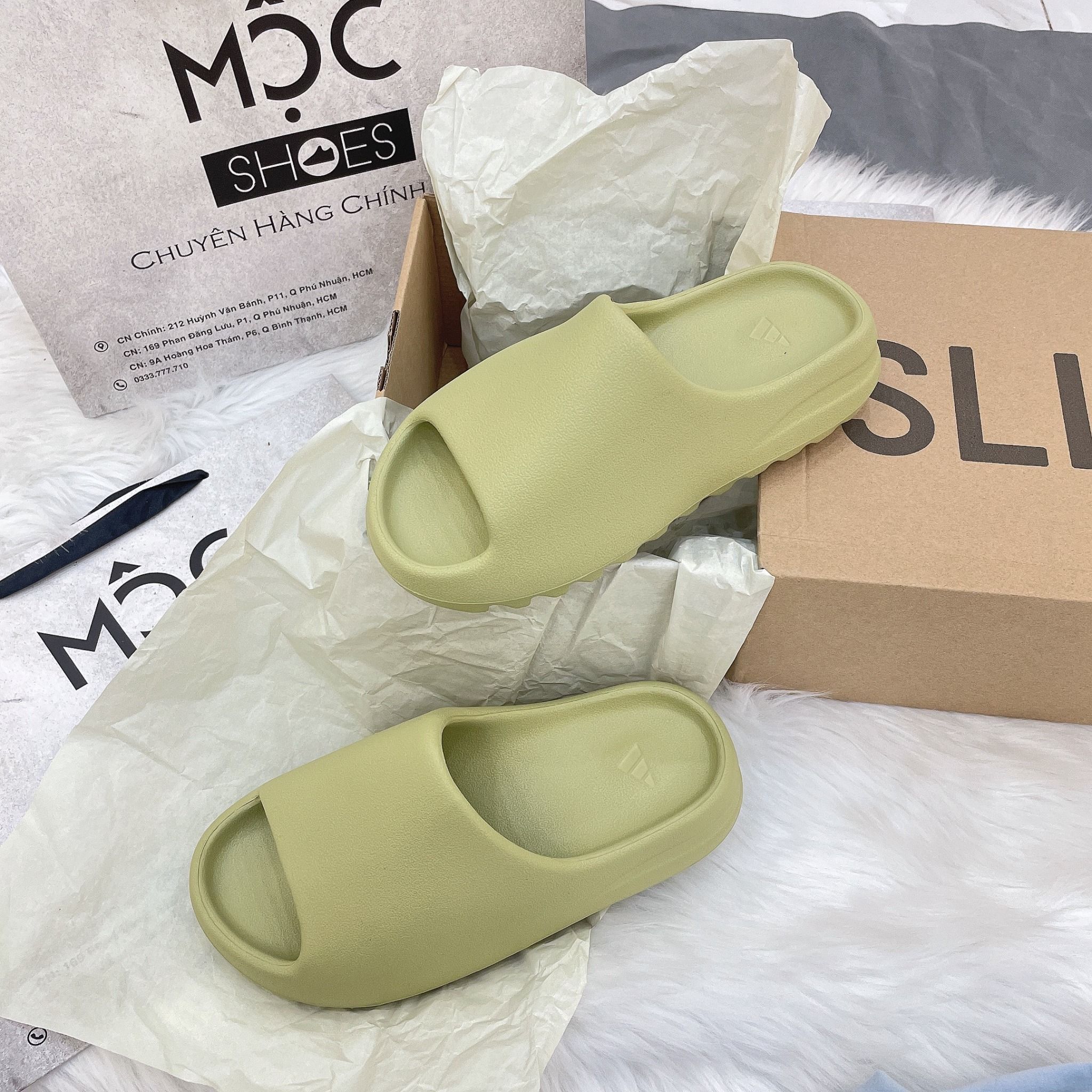 1197 - HÀNG CHÍNH HÃNG - Dép adidas Yeezy Slide Resin CODE : FZ5904