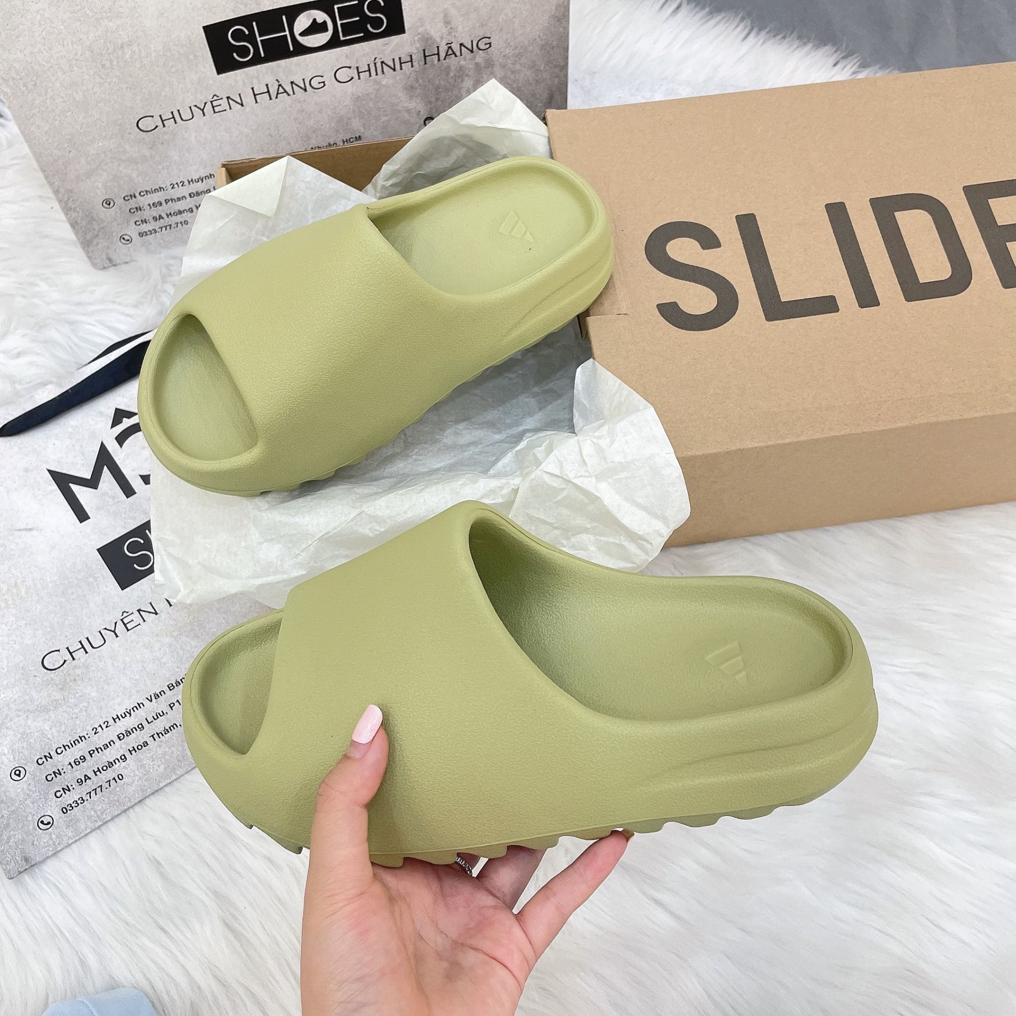  1197 - HÀNG CHÍNH HÃNG - Dép adidas Yeezy Slide Resin  CODE : FZ5904 