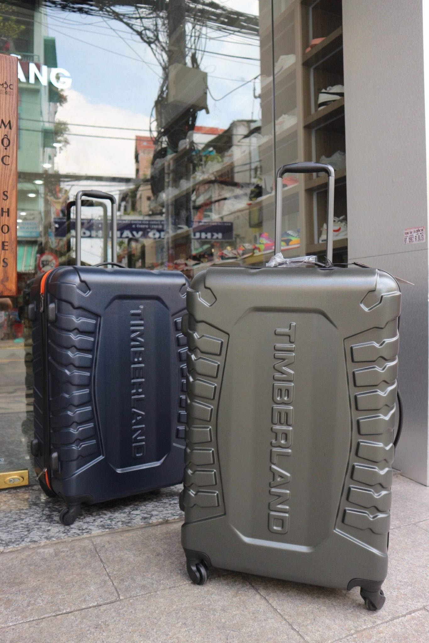 1214 - HÀNG CHÍNH HÃNG - Vali TIMBERLAND - 20inch/24inch/28inch - MÀU XÁM / GREY