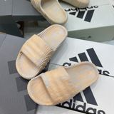  1216 - HÀNG CHÍNH HÃNG - DÉP ADIDAS 22 - BẬC THANG * MÀU VÀNG LOANG * 