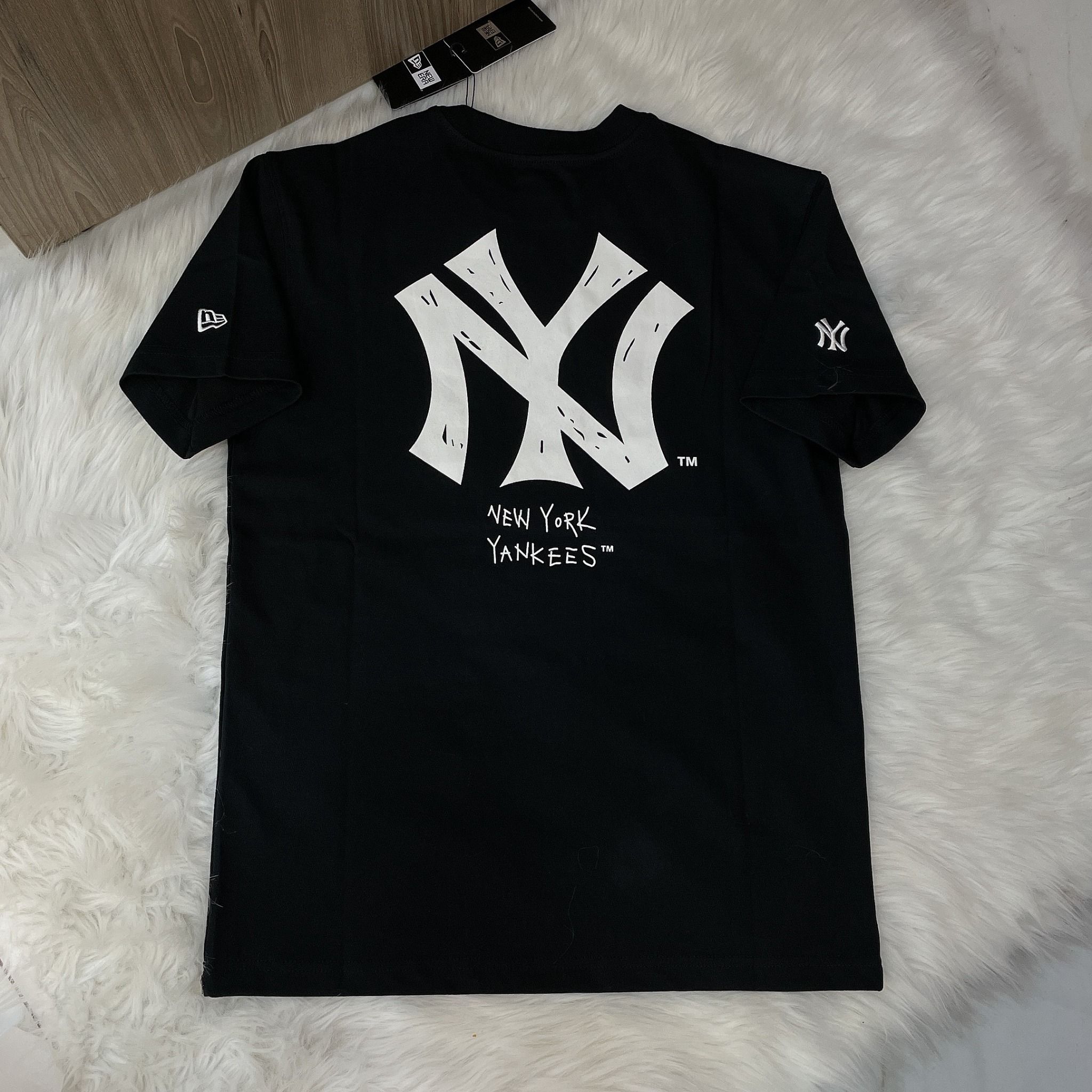 1222 - HÀNG CHÍNH HÃNG - ÁO THUN NEW ERA - HAND DRAWING - VẼ TAY - ĐEN - CODE : 13702561