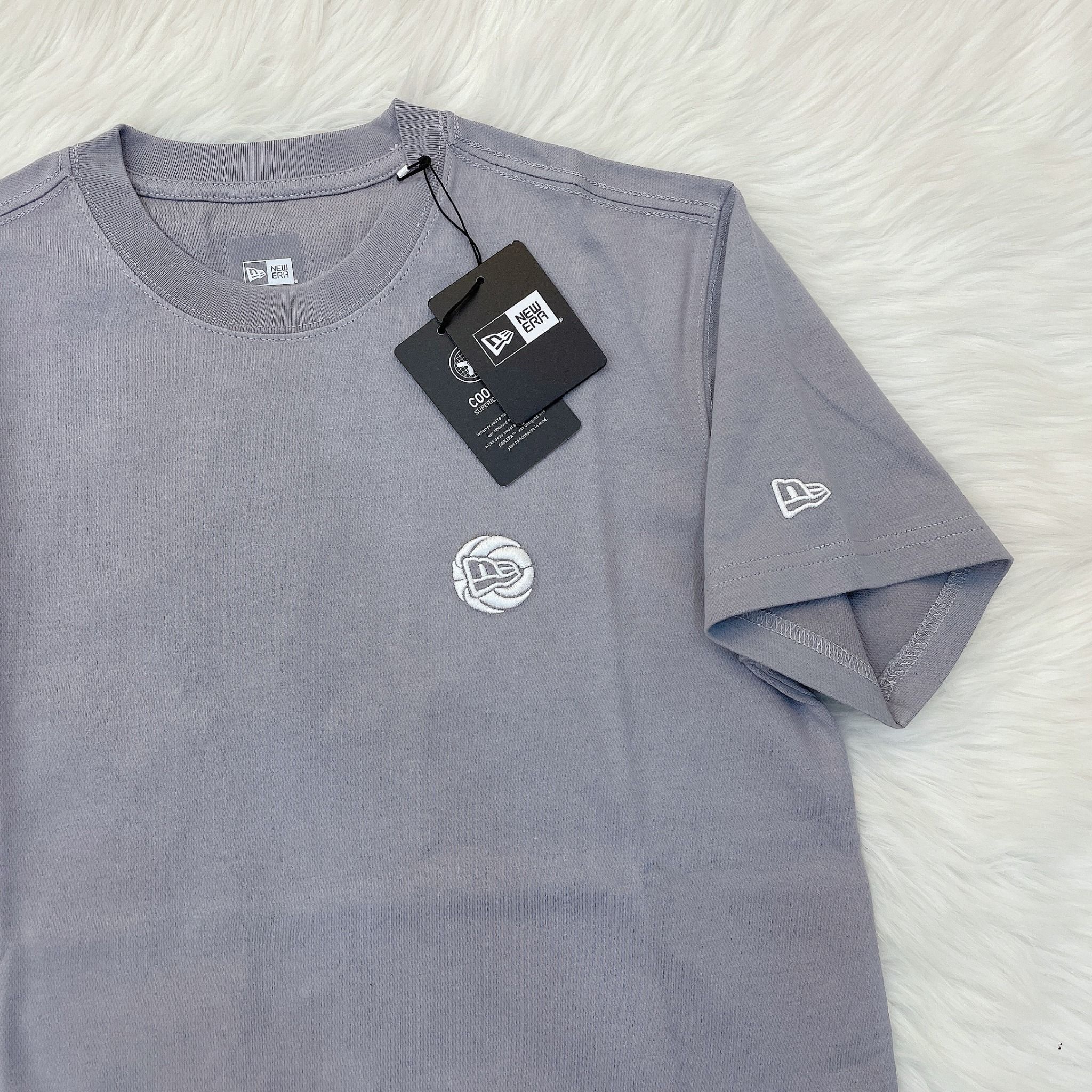 1233 - HÀNG CHÍNH HÃNG - ÁO THUN NEW ERA - SÂN BÓNG - TÍM - CODE : 13260331