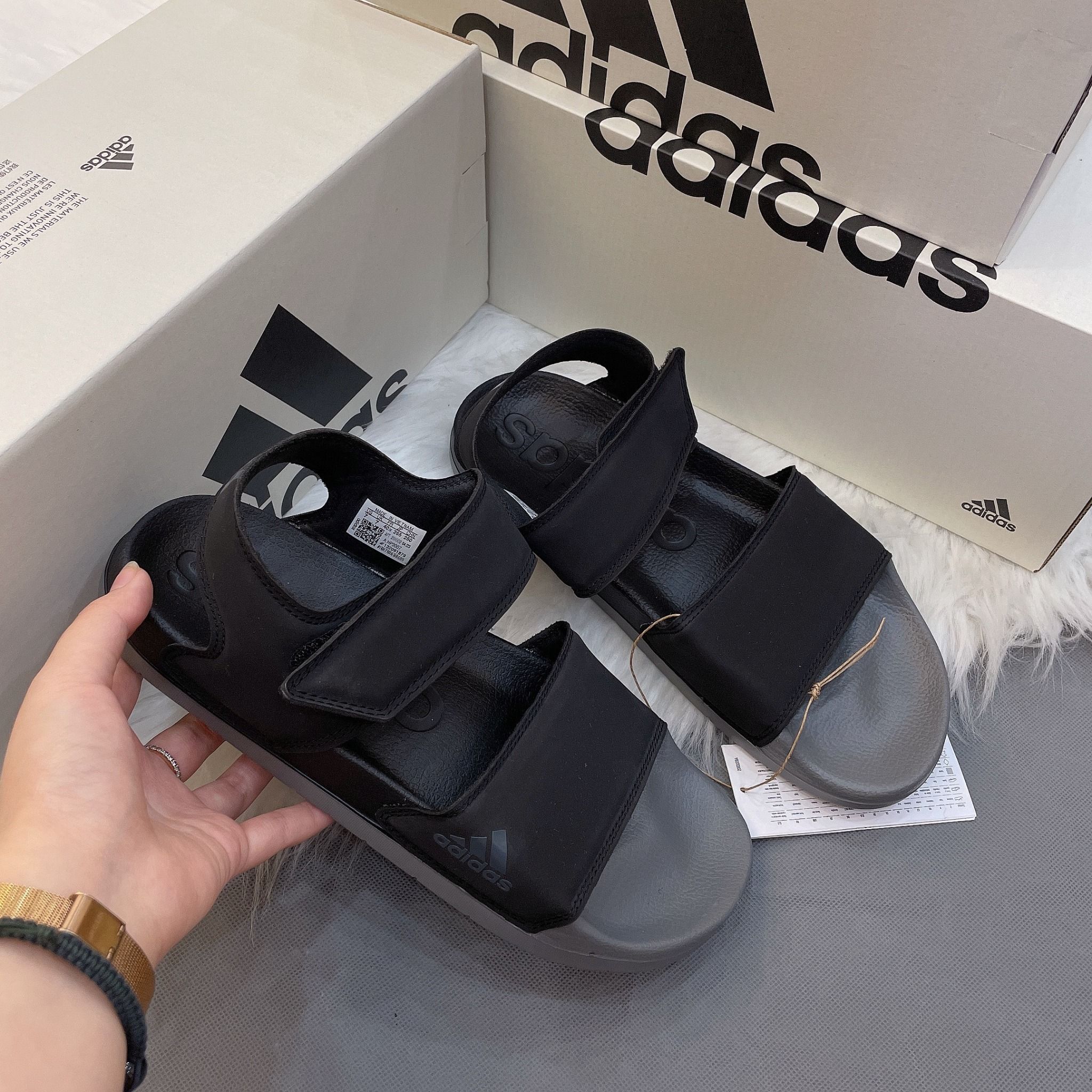 1267 - HÀNG CHÍNH HÃNG - GIÀY SANDAL - Sandal Adidas Adilette - Đen - Code: HP3007