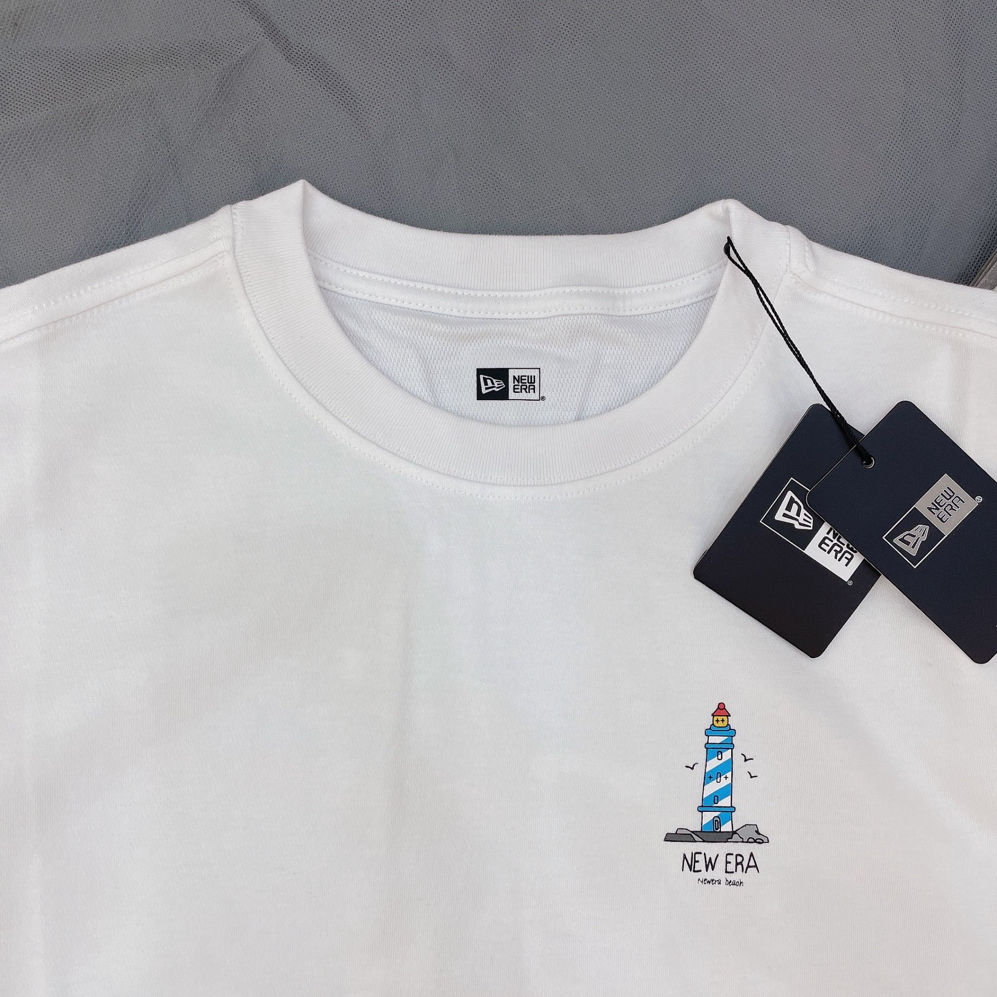 1268 - HÀNG CHÍNH HÃNG - ÁO THUN NEW ERA - BEACH - TRẮNG - CODE : 13718781