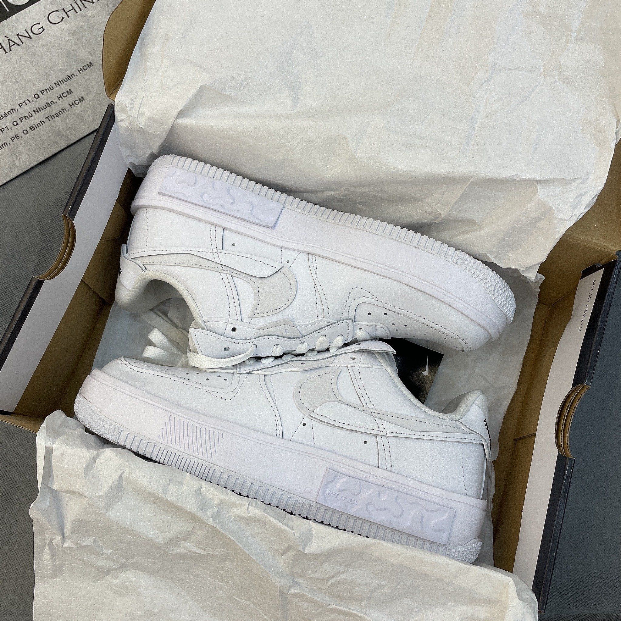 1269 - HÀNG CHÍNH HÃNG - GIÀY NIKE AIR FORCE 1 FONTANKA - TRIPLE WHITE - CODE : DH1290-100