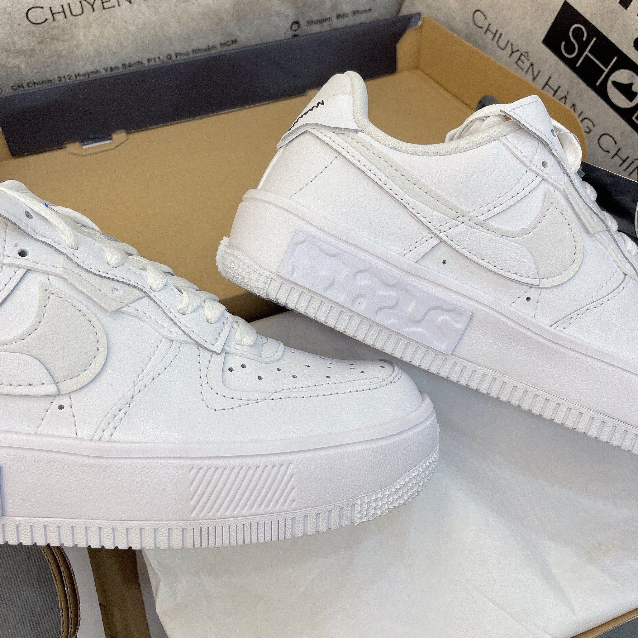1269 - HÀNG CHÍNH HÃNG - GIÀY NIKE AIR FORCE 1 FONTANKA - TRIPLE WHITE - CODE : DH1290-100