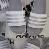  1317 - HÀNG CHÍNH HÃNG - DÉP ADIDAS ADILETTE PLATFORM - TRẮNG SỌC BẠC - CODE: IE9703 