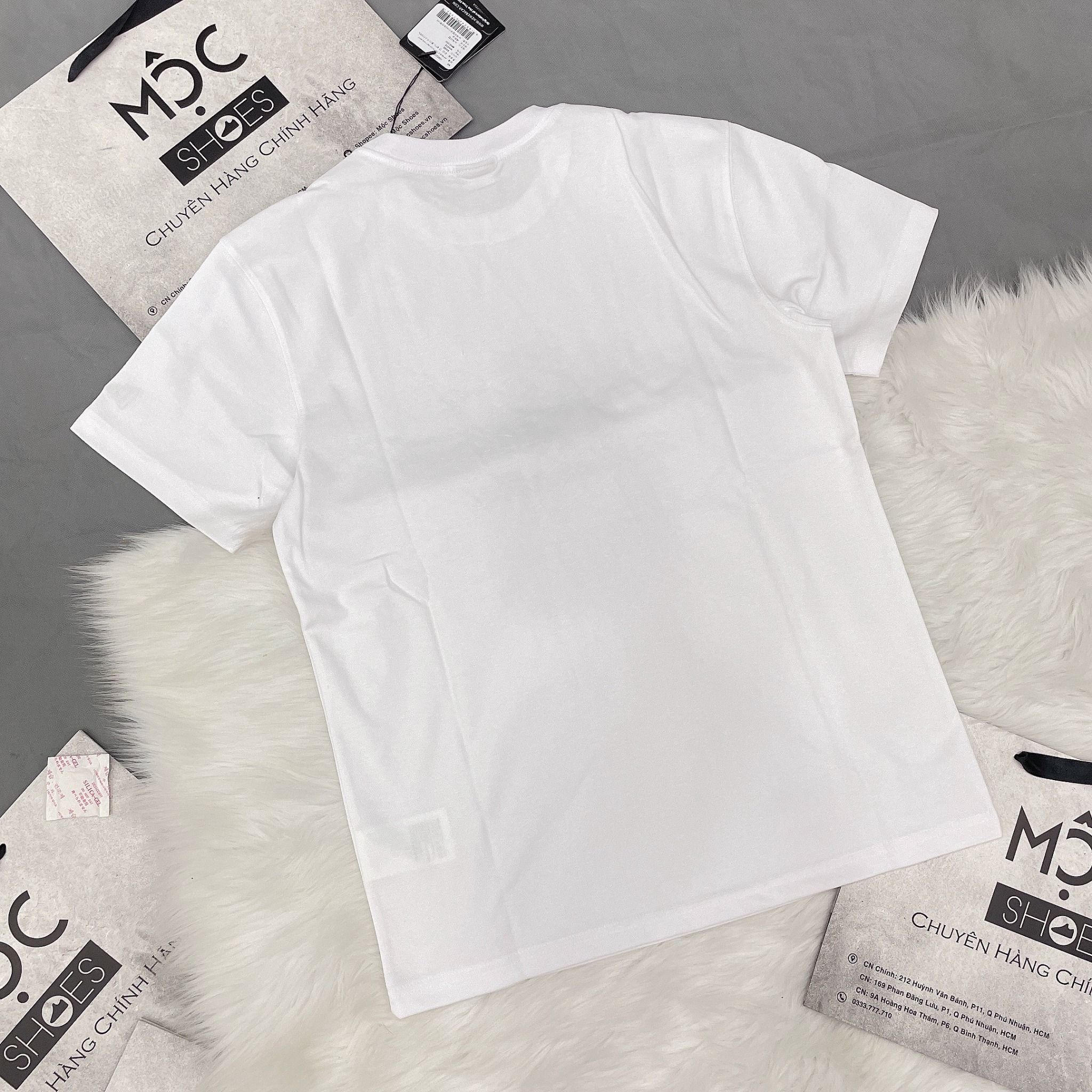 1328 - HÀNG CHÍNH HÃNG - ÁO THUN NEW ERA - NEW YORK CITY CỜ MỸ - TRẮNG - CODE: 13953723