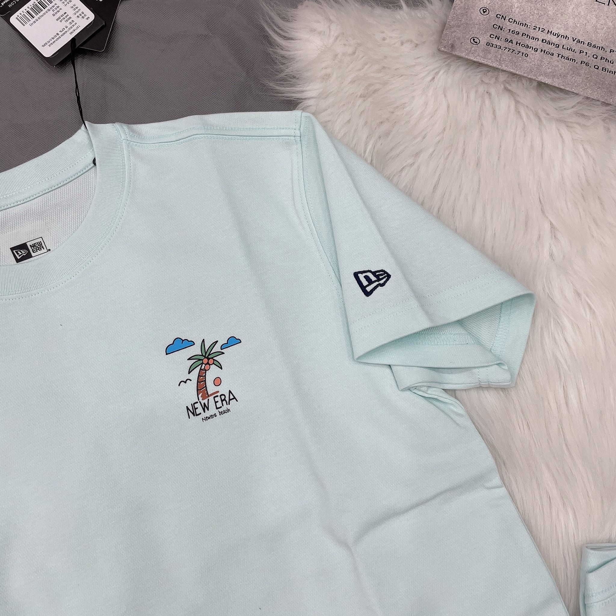 1339 - HÀNG CHÍNH HÃNG - ÁO THUN NEW ERA - CÂY DỪA - MINT - CODE: 13718785