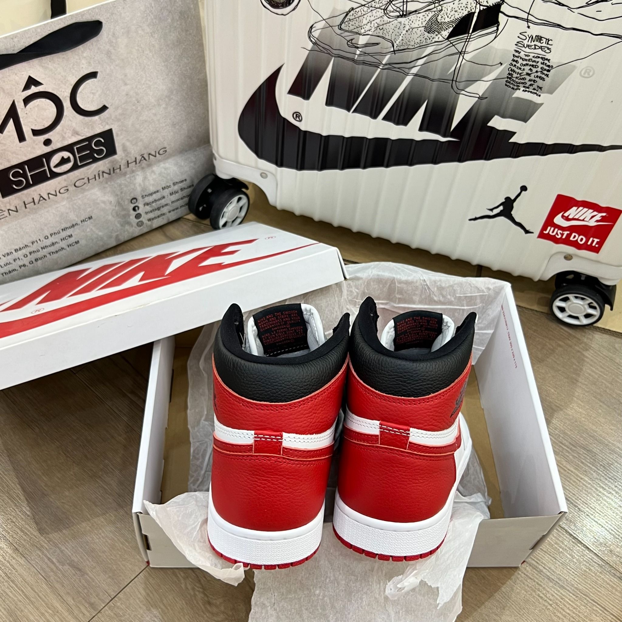 1361 - HÀNG CHÍNH HÃNG - Giày AIR JORDAN 1 RETRO HIGH OG HERITAGE - *Đỏ / Trắng * - CODE : 575441-161