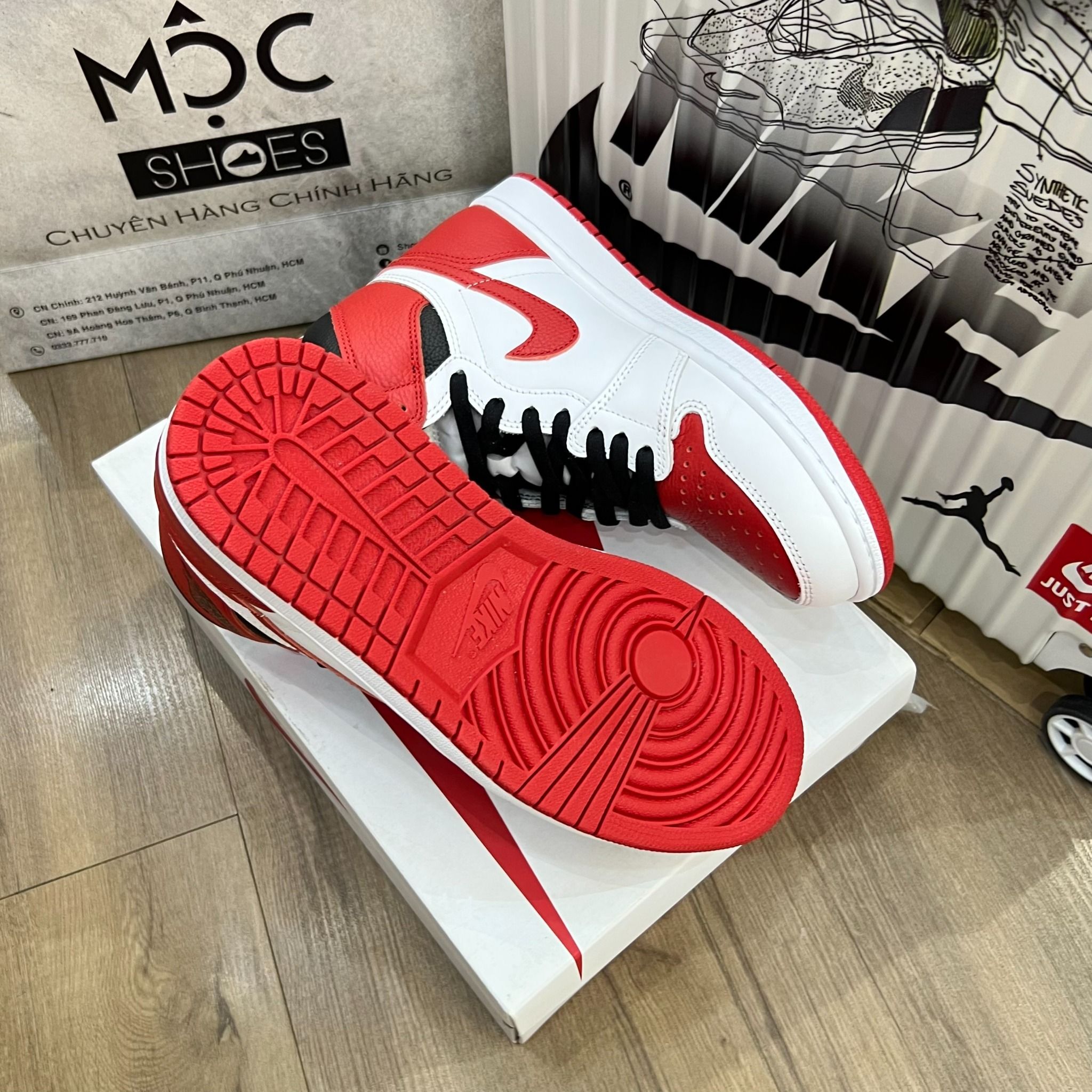1361 - HÀNG CHÍNH HÃNG - Giày AIR JORDAN 1 RETRO HIGH OG HERITAGE - *Đỏ / Trắng * - CODE : 575441-161
