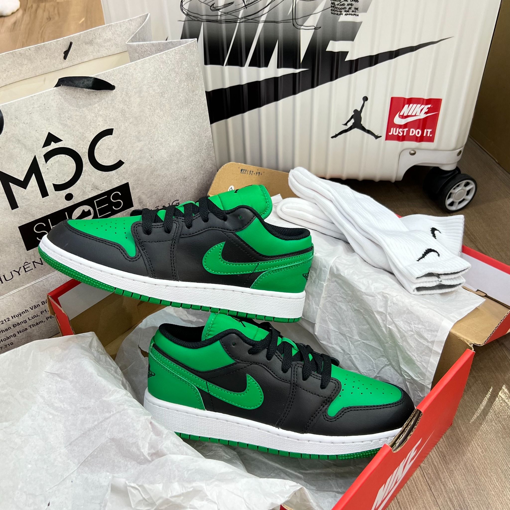 1359 - HÀNG CHÍNH HÃNG - Giày Air Jordan 1 Low Big Shoes - * Màu Xanh Đen * - CODE : 553560-065