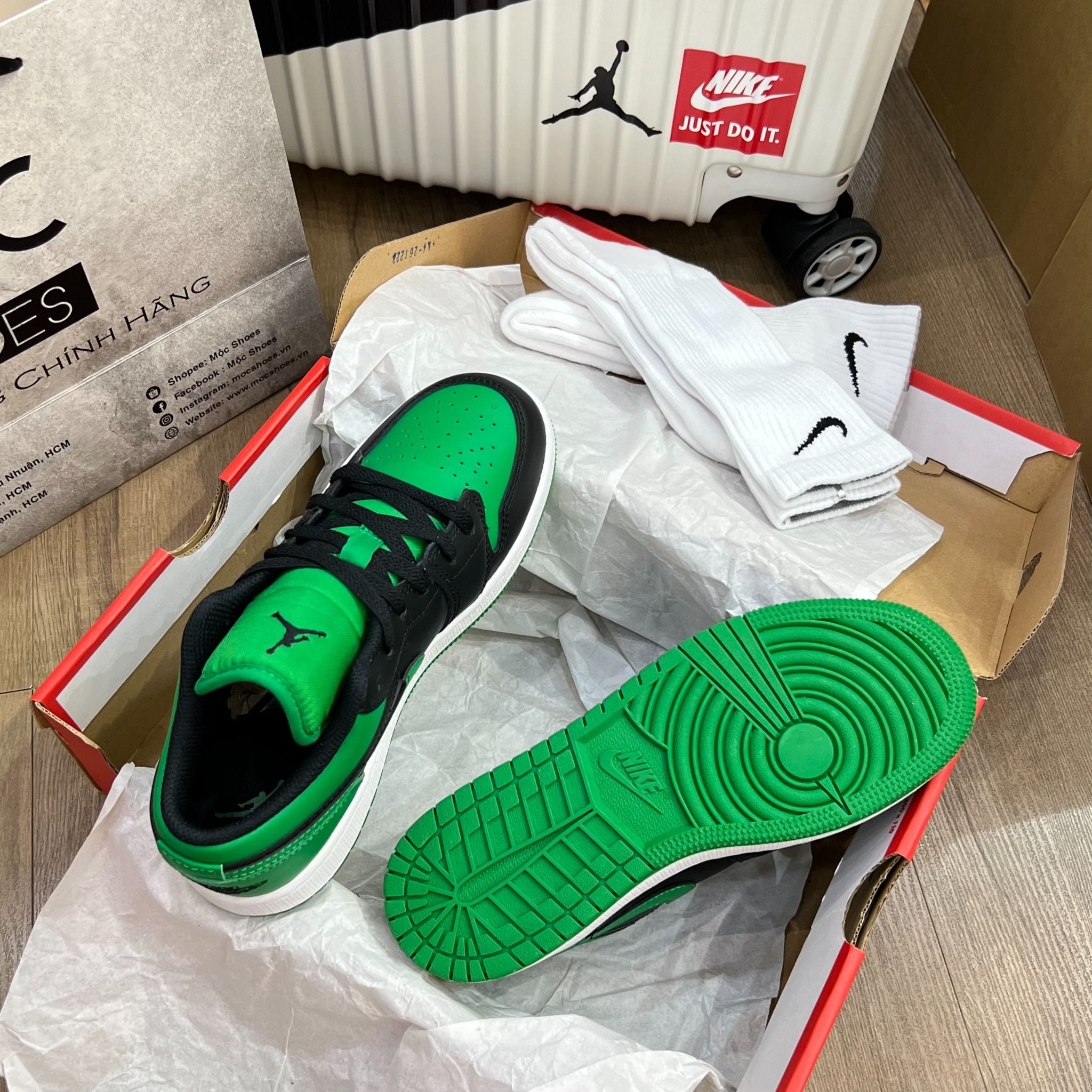 1359 - HÀNG CHÍNH HÃNG - Giày Air Jordan 1 Low Big Shoes - * Màu Xanh Đen * - CODE : 553560-065