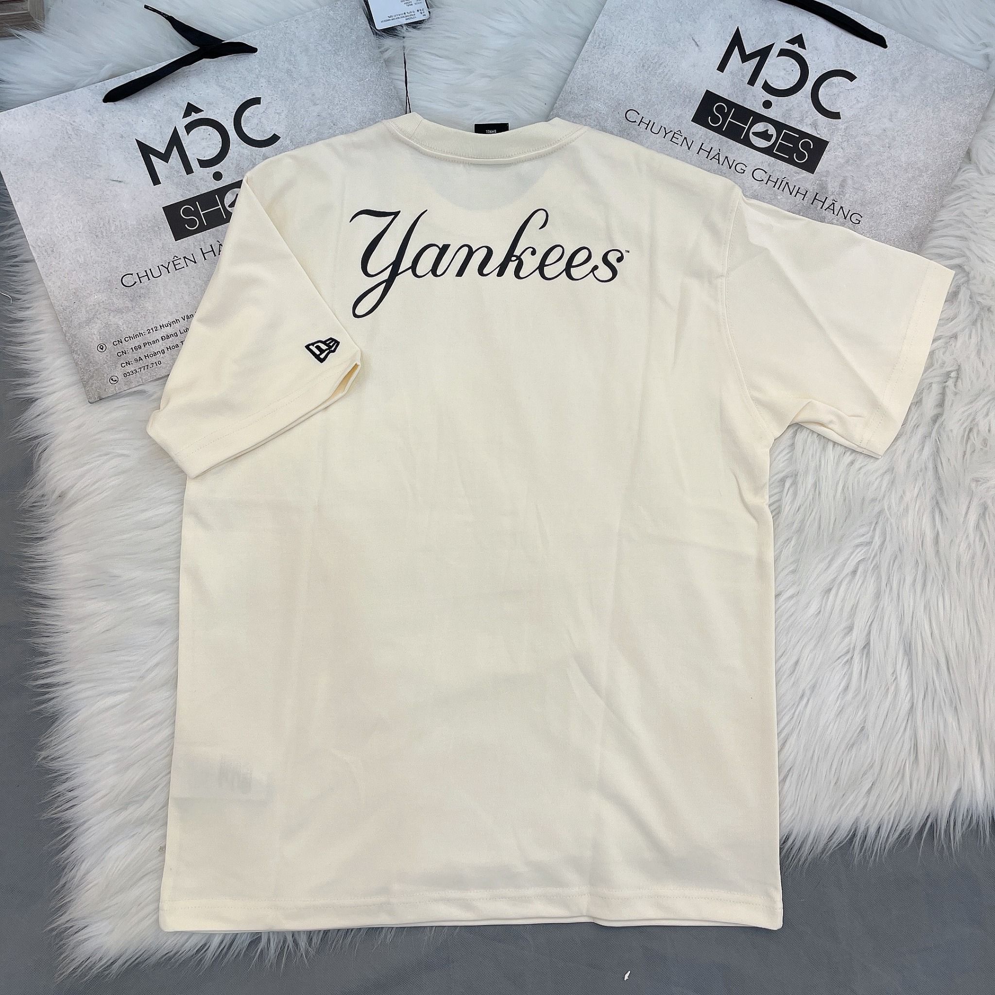 1368 - HÀNG CHÍNH HÃNG - ÁO THUN NEW ERA - ÁO NY YANKEES - KEM - CODE: 13702548