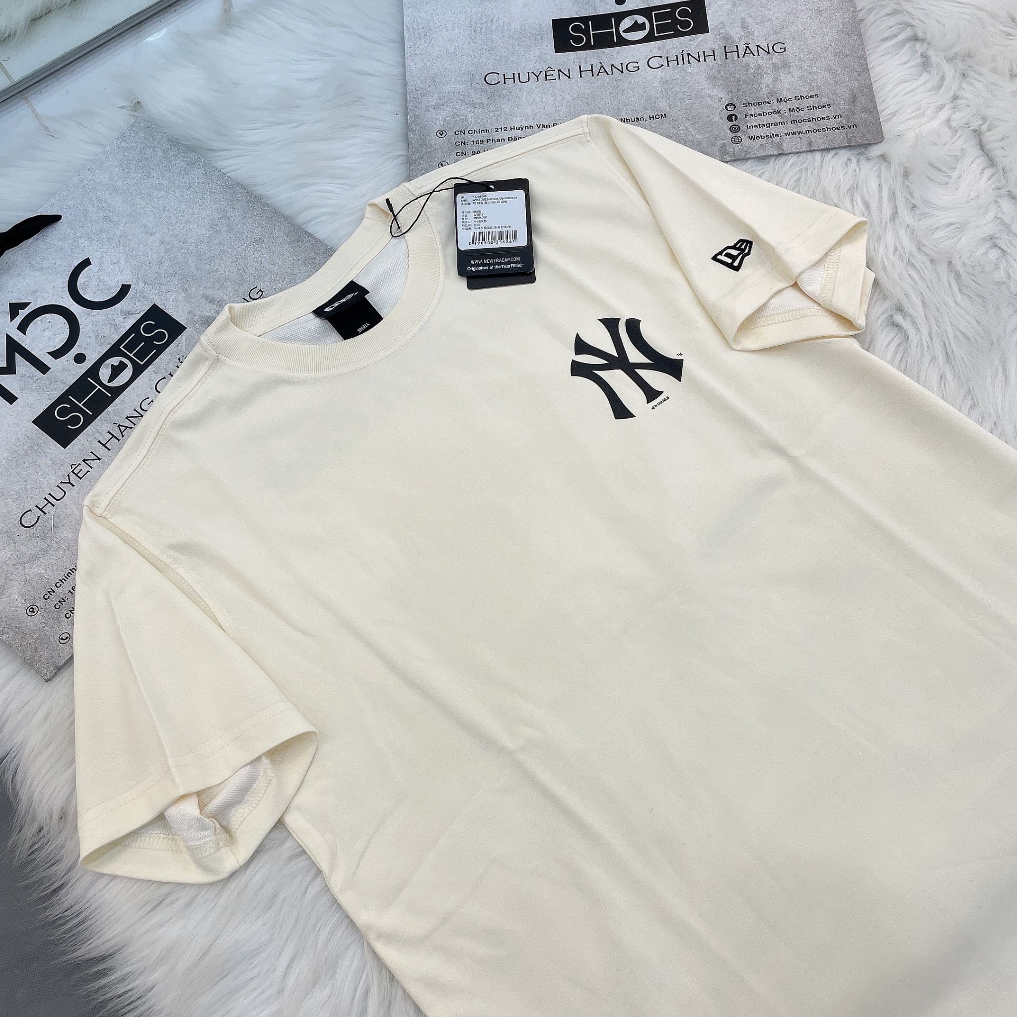 1368 - HÀNG CHÍNH HÃNG - ÁO THUN NEW ERA - ÁO NY YANKEES - KEM - CODE: 13702548