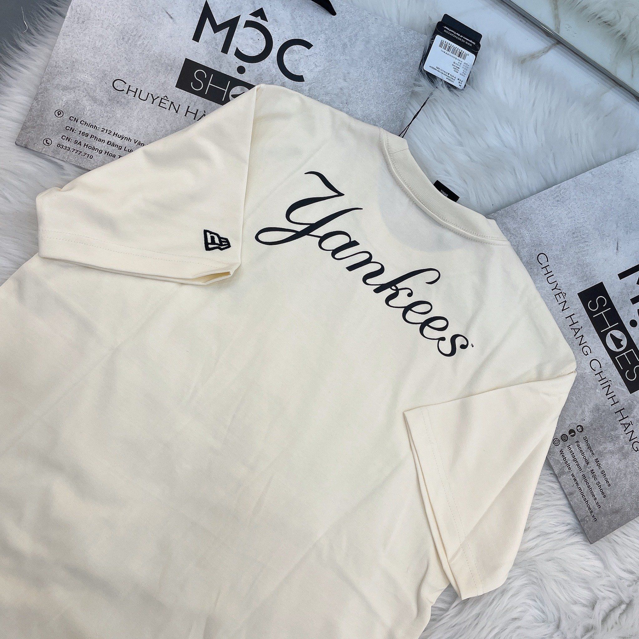 1368 - HÀNG CHÍNH HÃNG - ÁO THUN NEW ERA - ÁO NY YANKEES - KEM - CODE: 13702548