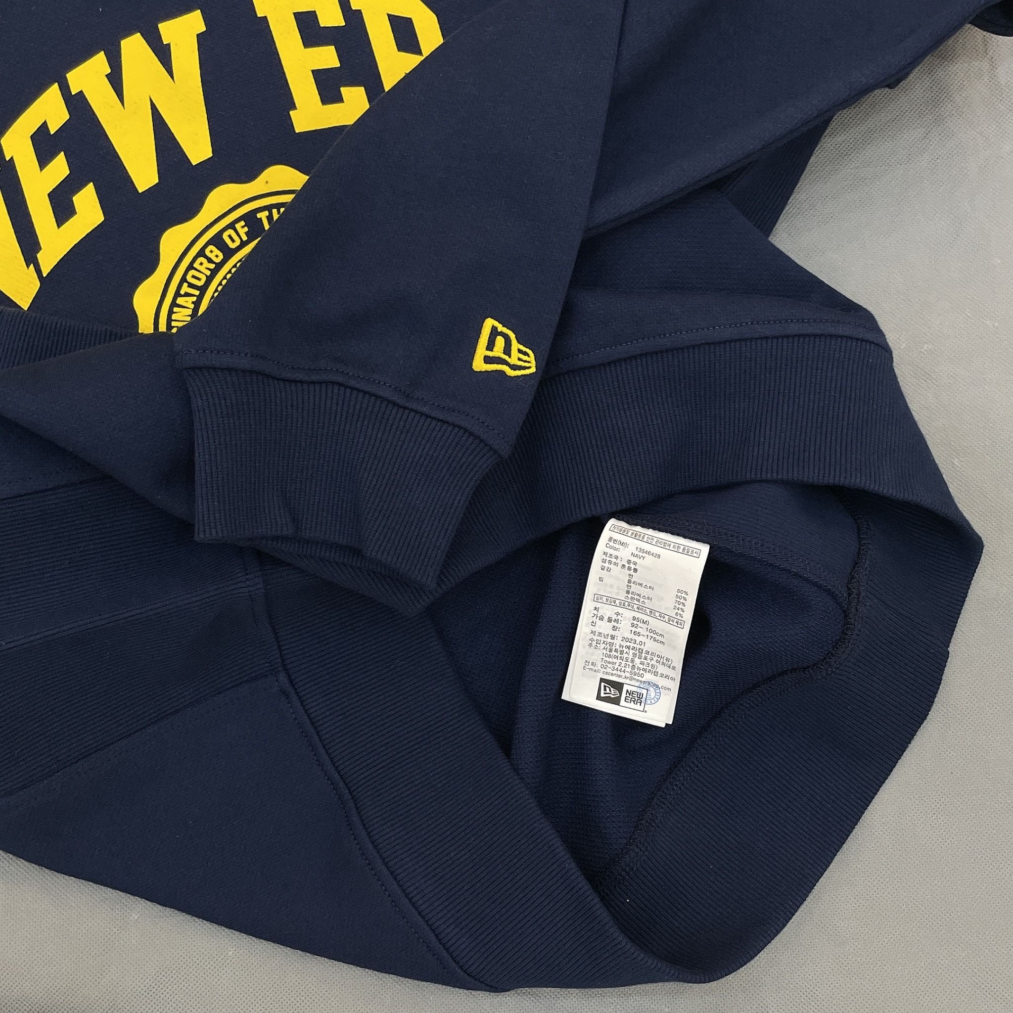 1381 - HÀNG CHÍNH HÃNG - ÁO SWEATER NEW ERA *LOGO NE* (1920) - NAVY (XANH ĐEN) - CODE: 13546428