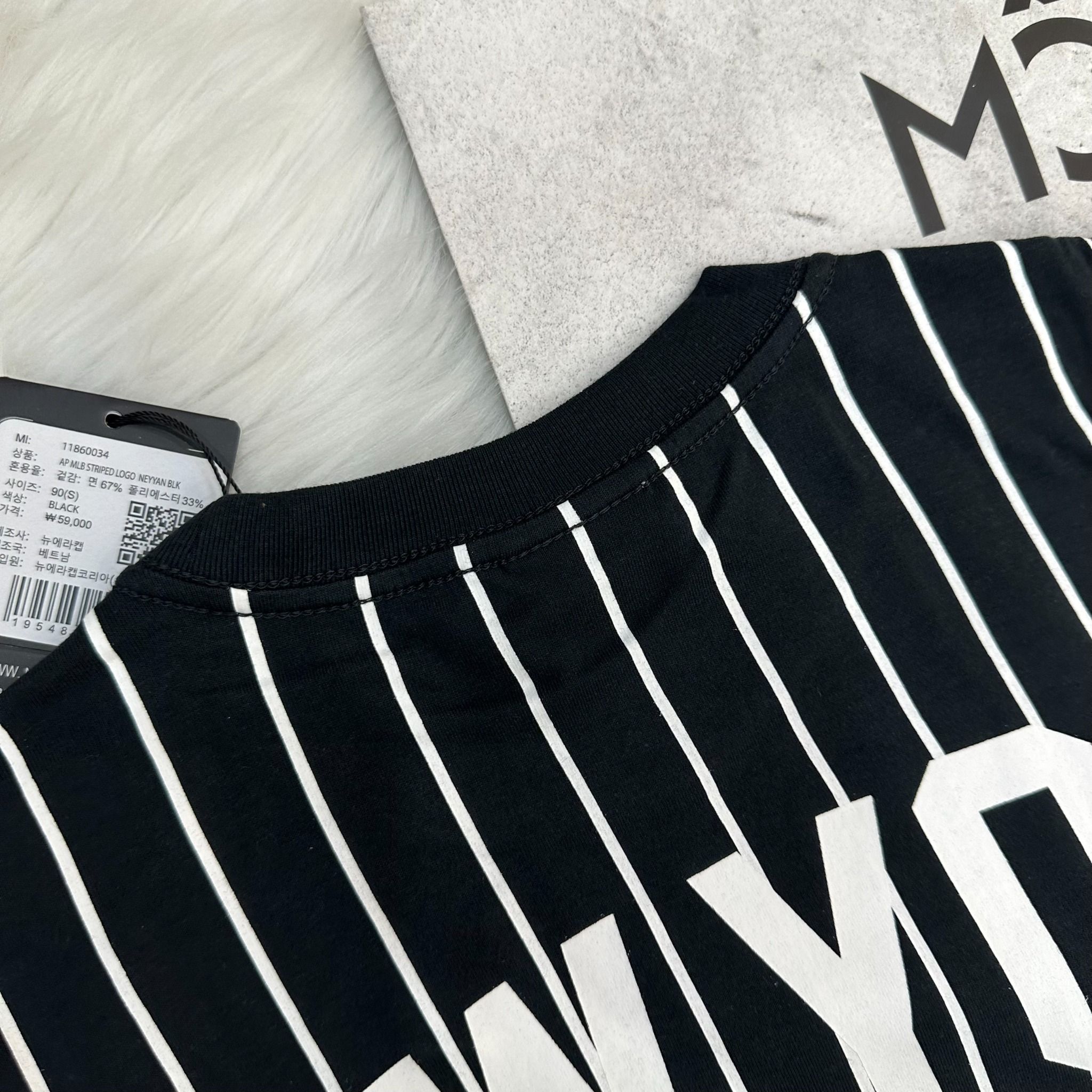 1388 - HÀNG CHÍNH HÃNG - ÁO THUN NEW ERA - *NY YANKEE KẺ SỌC* - CODE: 11860034