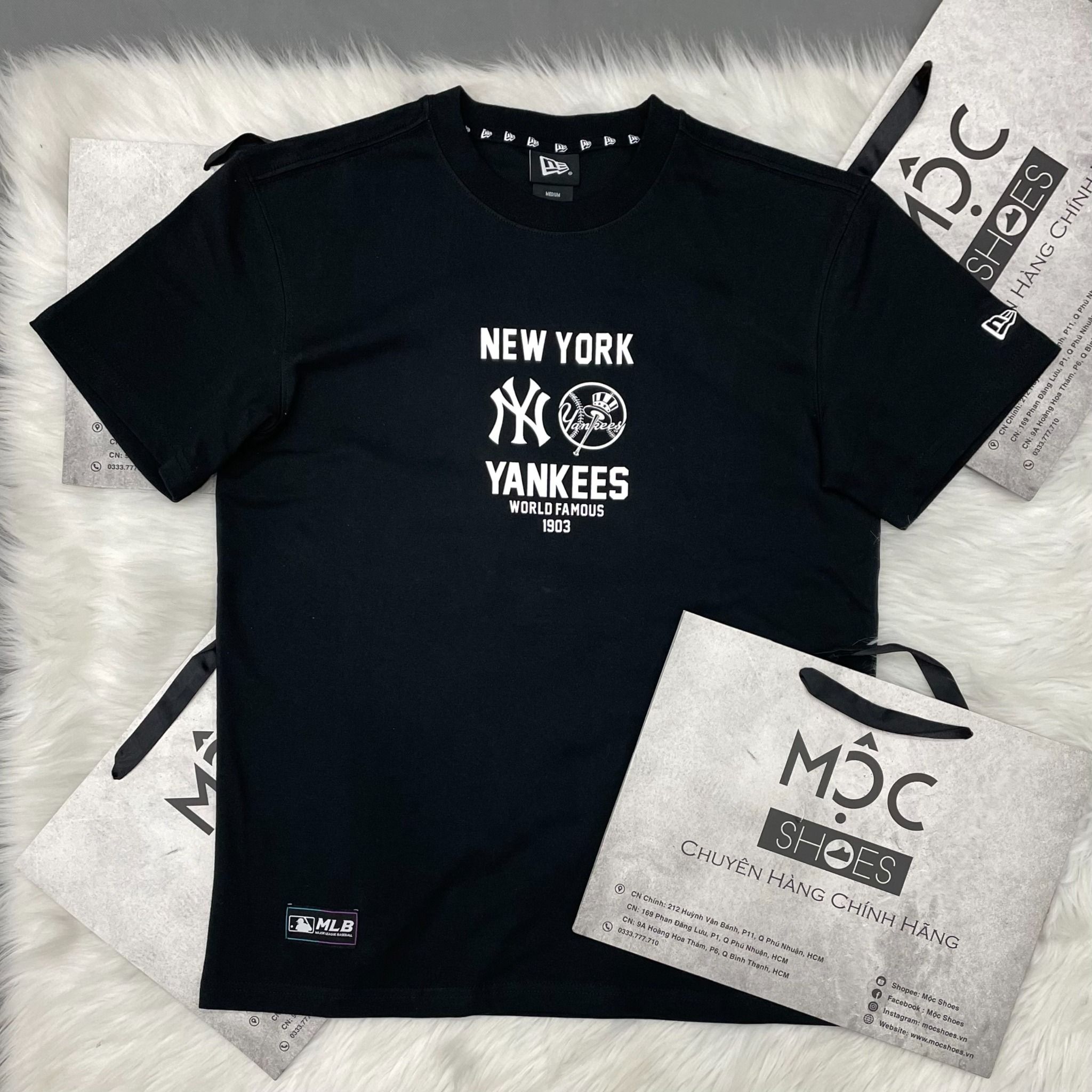 1389 - HÀNG CHÍNH HÃNG - ÁO THUN NEW ERA - * NY WORLD FAMOUS* - CODE: 13700031