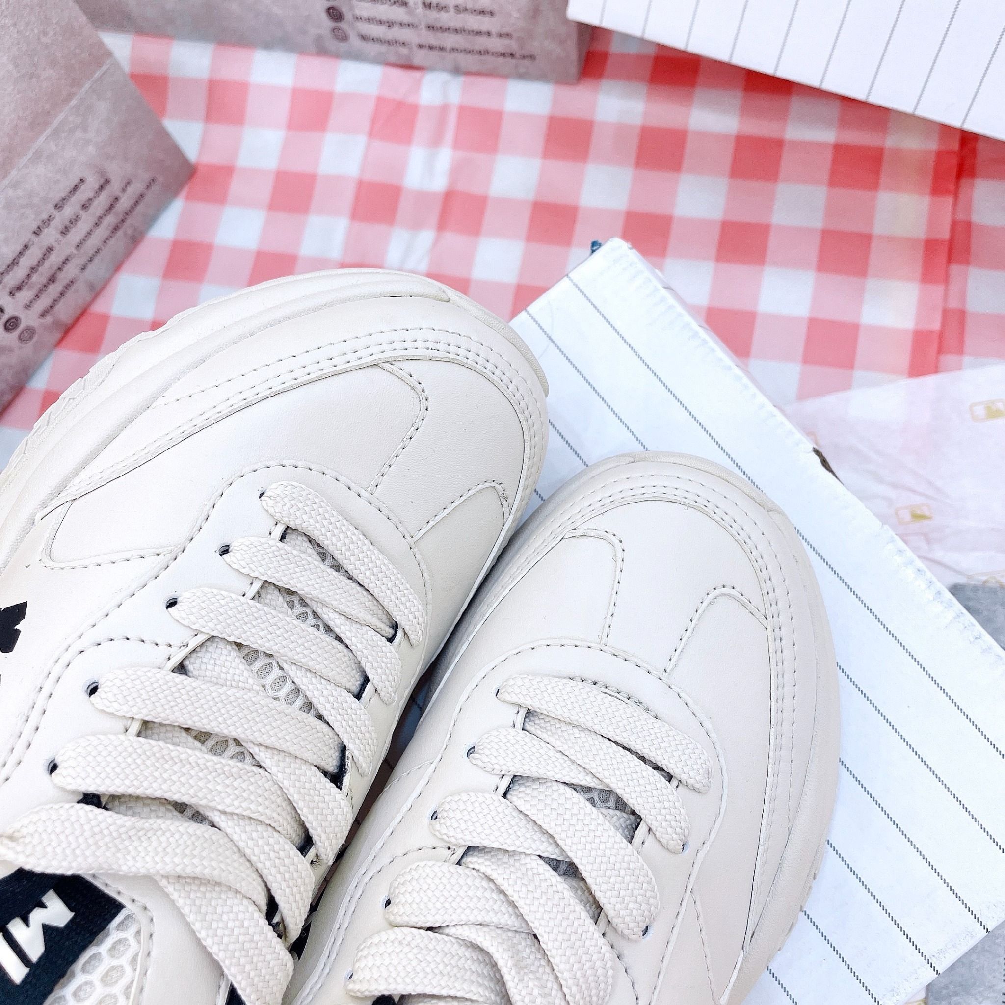 1401 - HÀNG CHÍNH HÃNG - GIÀY MLB CHUNKY RUNNER CLASSIC MONOGRAM NEW YORK YANKEES - TRẮNG/ĐEN - CODE: 3ASHRJ13N