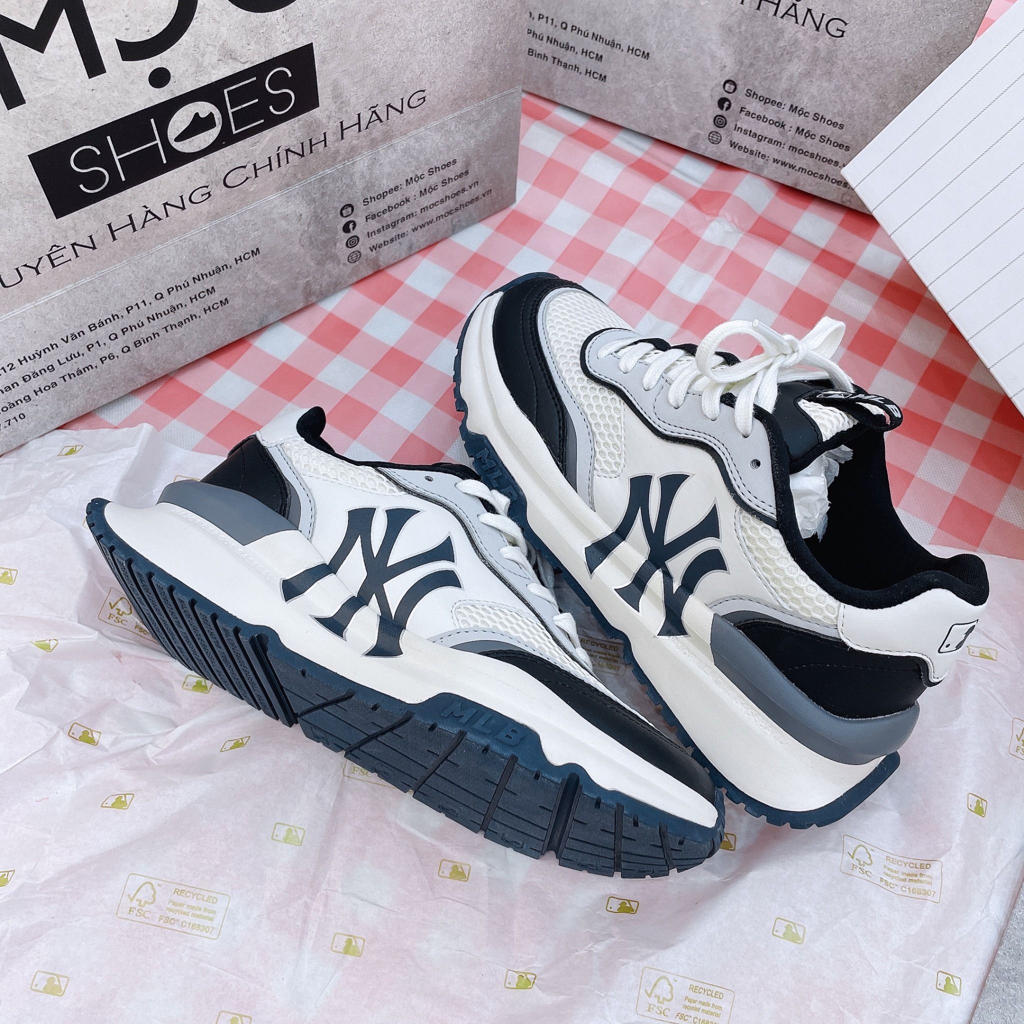 1400 - HÀNG CHÍNH HÃNG - GIÀY MLB CHUNKY RUNNER