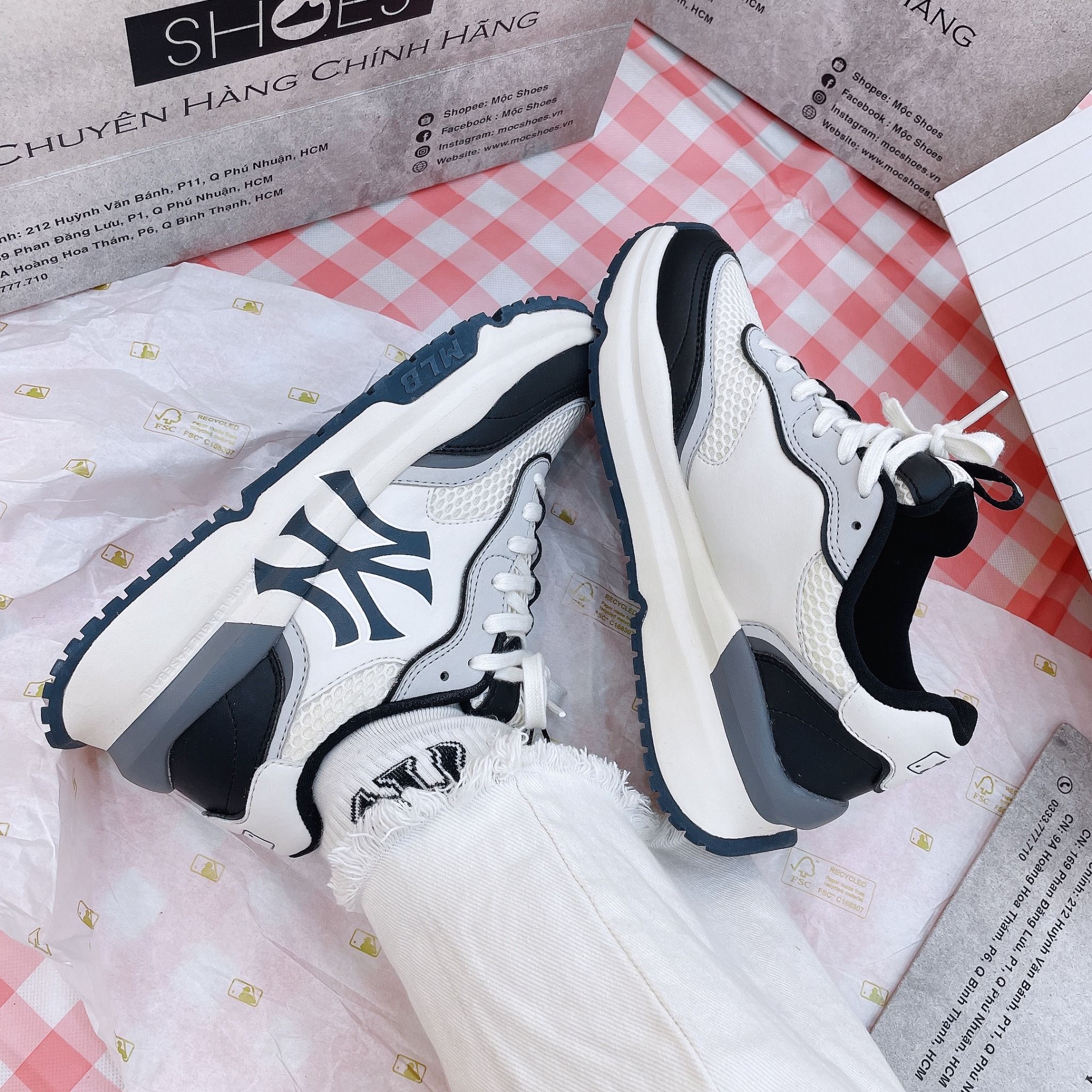 1400 - HÀNG CHÍNH HÃNG - GIÀY MLB CHUNKY RUNNER