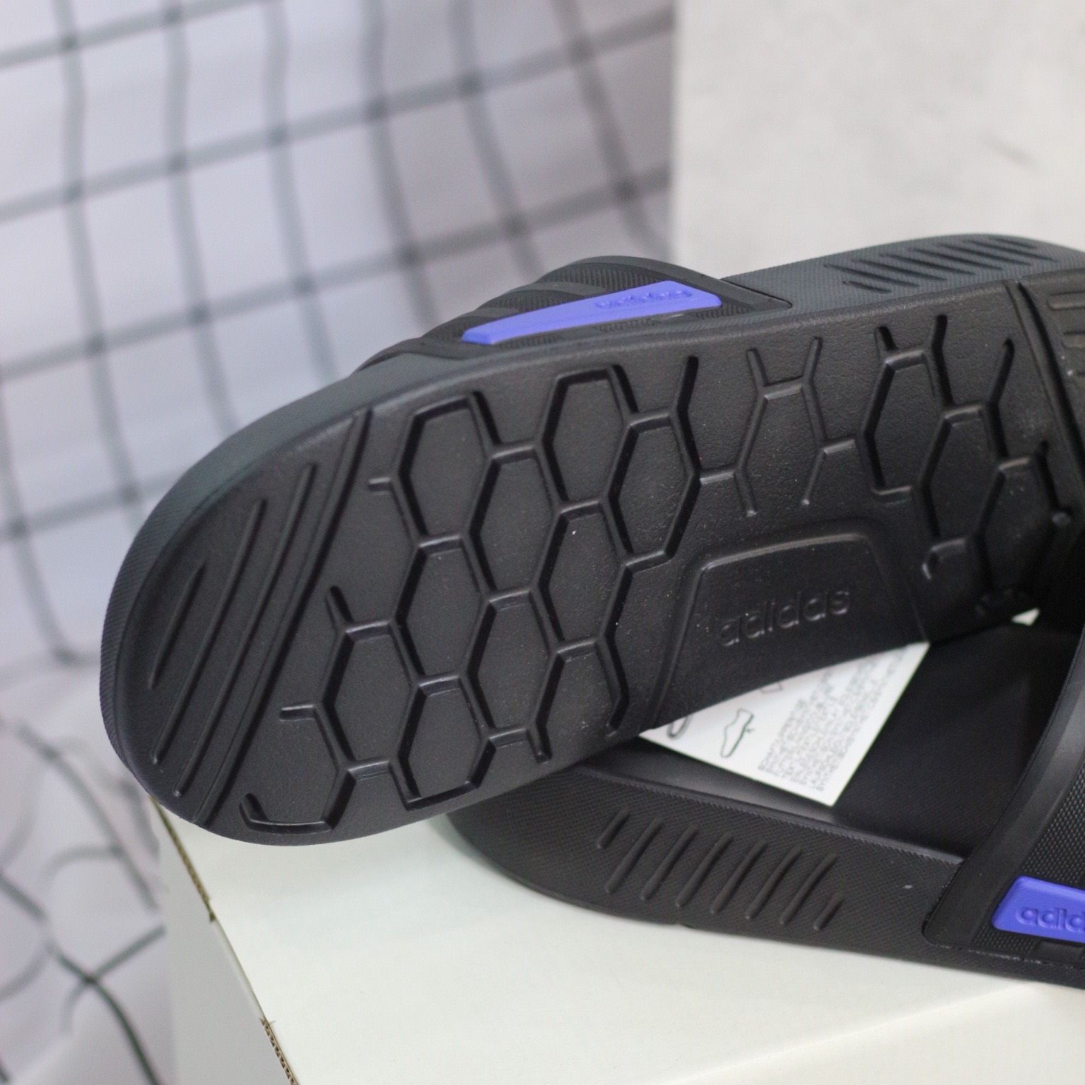 1412 - HÀNG CHÍNH HÃNG - DÉP ADIDAS - RACER TR SLIDES - *CORE BLACK BLUE* - CODE: G58170