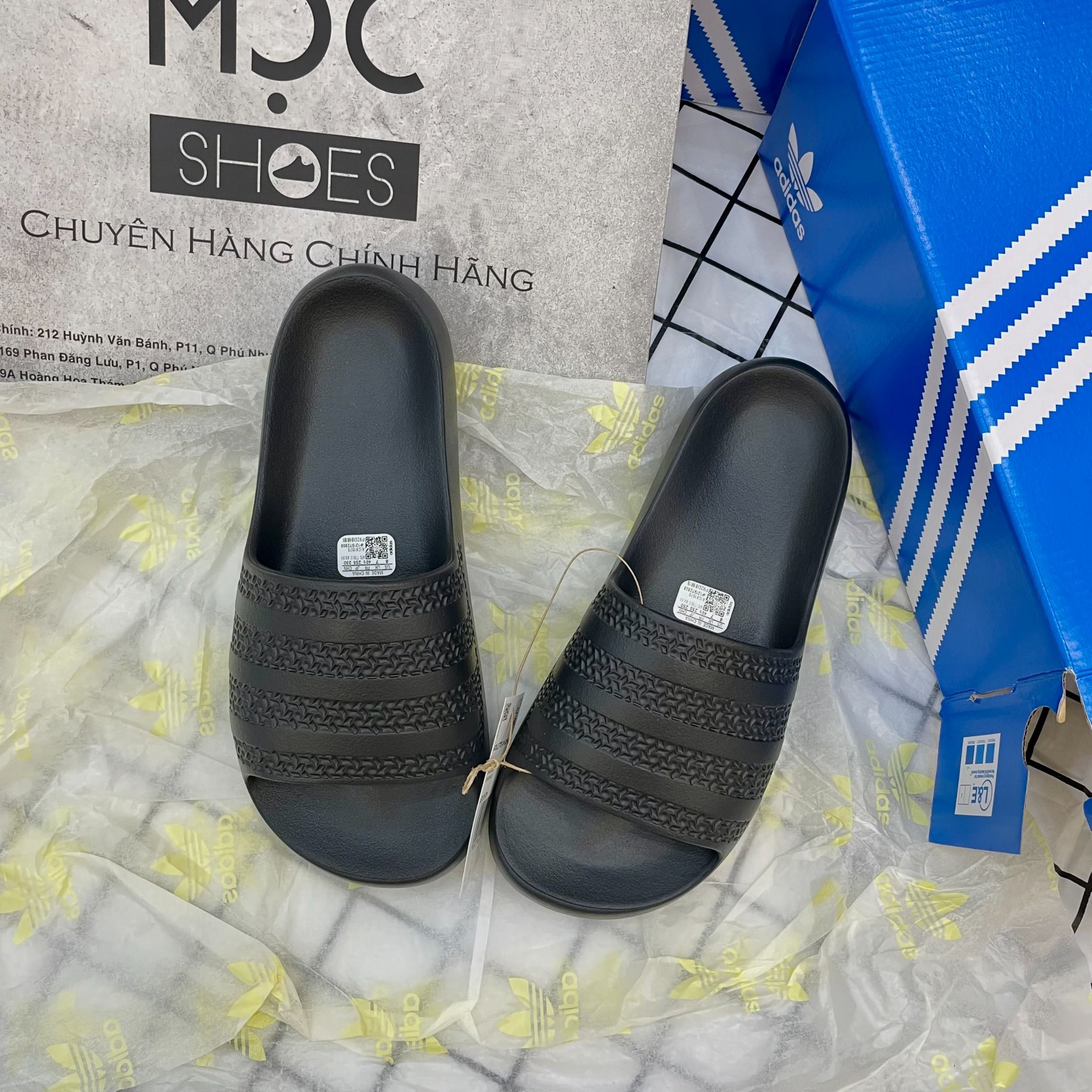 1470 - HÀNG CHÍNH HÃNG - DÉP ADIDAS ADILETTE AYOON W - ĐEN - CODE: GX1979