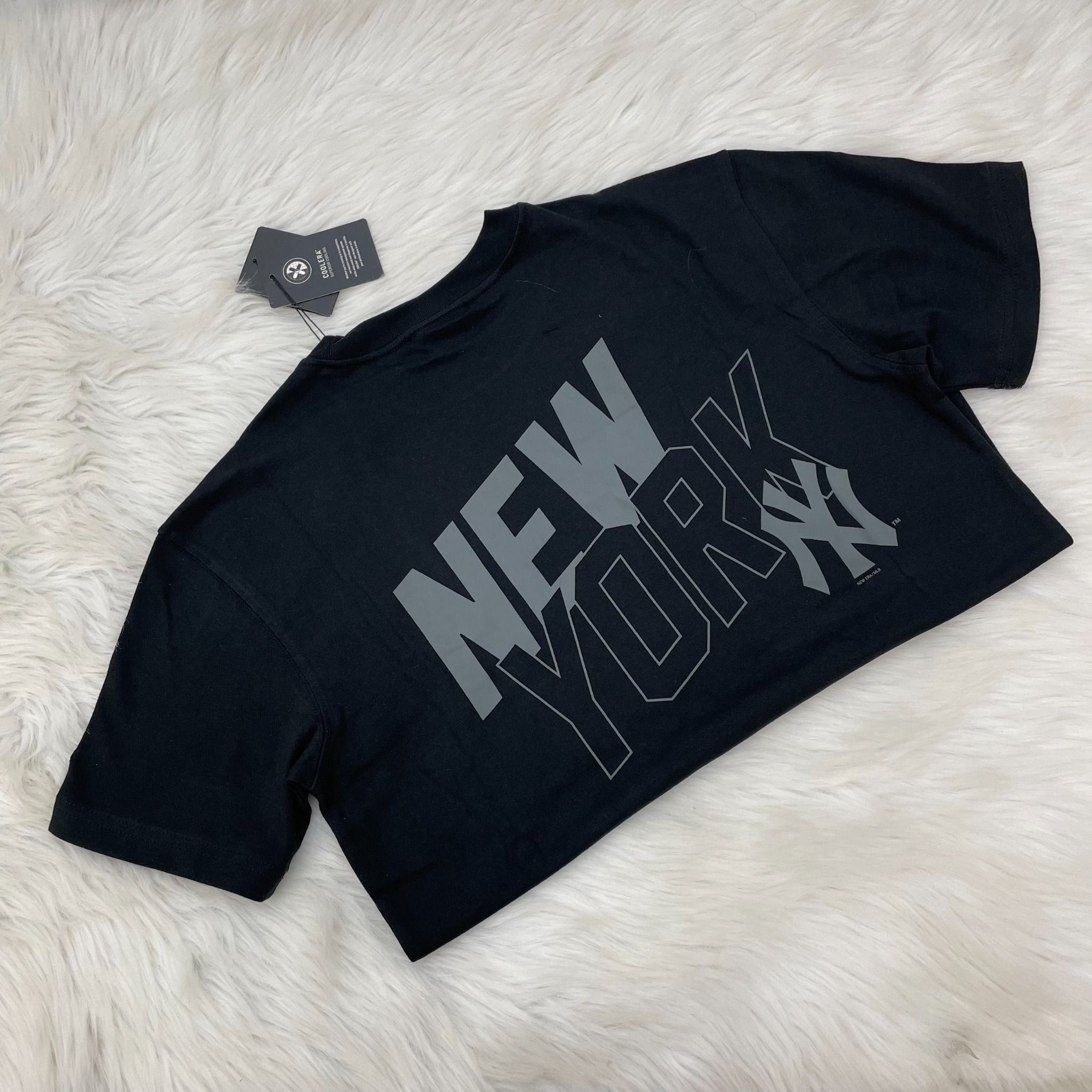 1476 - HÀNG CHÍNH HÃNG - ÁO NEW ERA - NY YANKEES HOLOGRAM CHÌM - ĐEN - CODE: 13700032