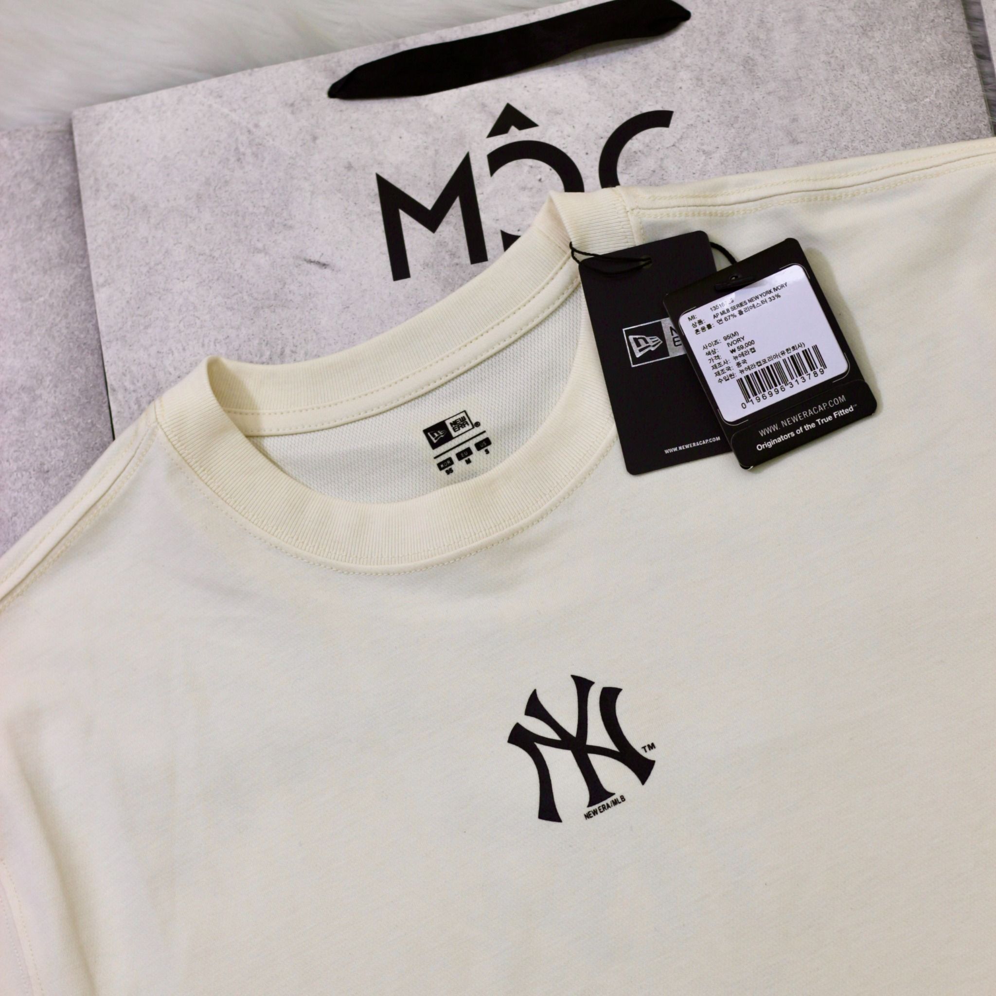 1478 - HÀNG CHÍNH HÃNG - ÁO NEW ERA - NY APPAREL - KEM - CODE: 13516729