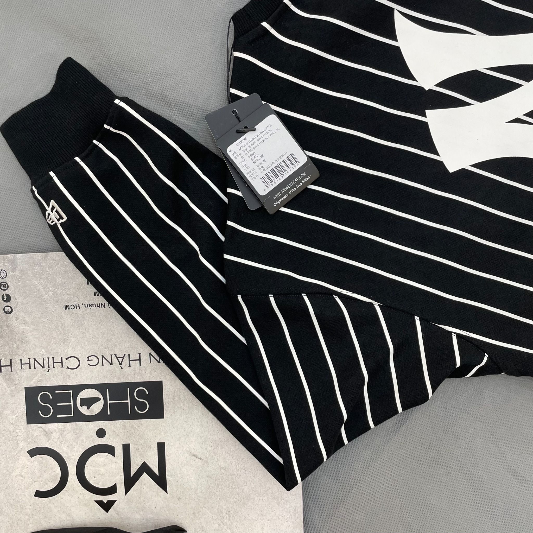 1485 - HÀNG CHÍNH HÃNG - ÁO SWEATER NEW ERA NY YANKEES - KẺ SỌC -
