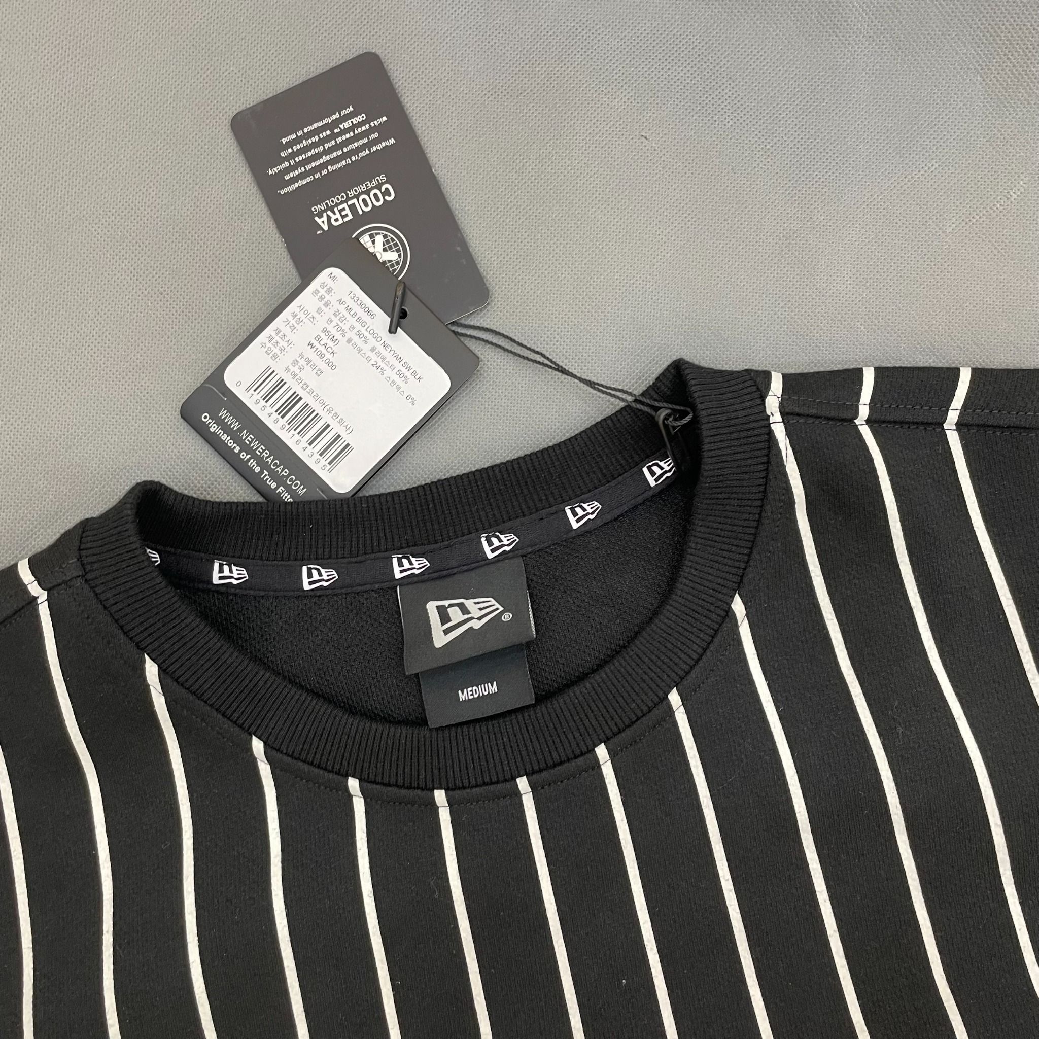 1485 - HÀNG CHÍNH HÃNG - ÁO SWEATER NEW ERA NY YANKEES - KẺ SỌC -