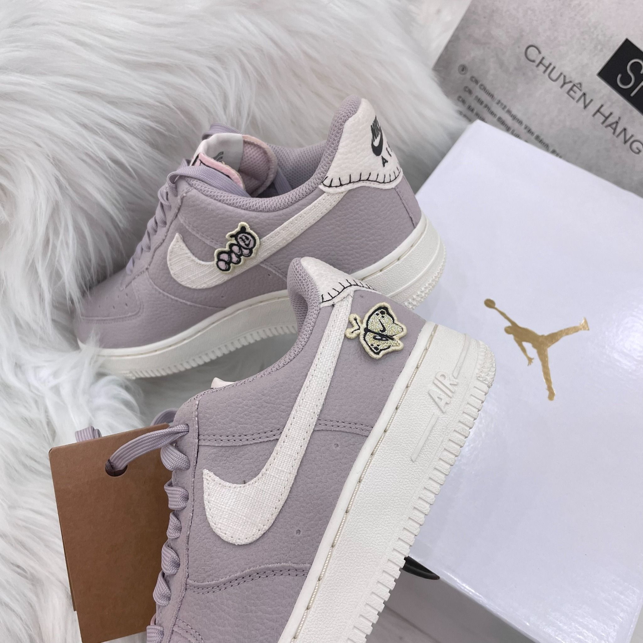1270 - HÀNG CHÍNH HÃNG - Giày Nike Air Force 1 ’07 SE ‘Air Sprung’ - Tím - Code : DJ6378-500