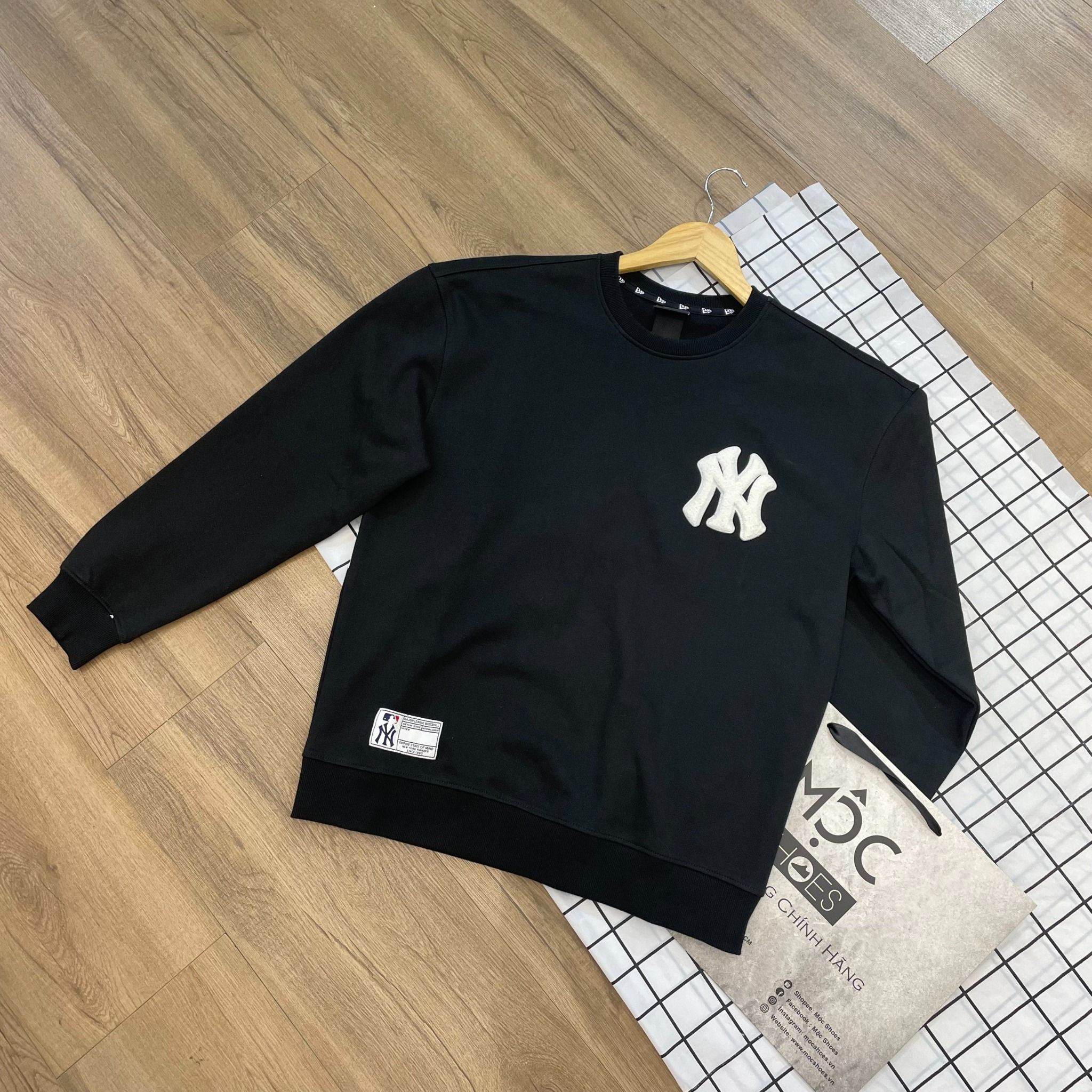 1487 - HÀNG CHÍNH HÃNG - ÁO SWEATER NEW ERA NY BIG LOGO -