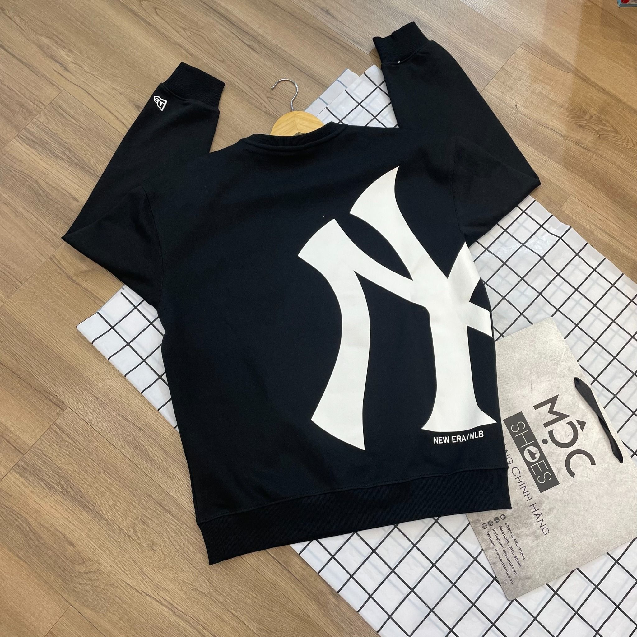 1487 - HÀNG CHÍNH HÃNG - ÁO SWEATER NEW ERA NY BIG LOGO -