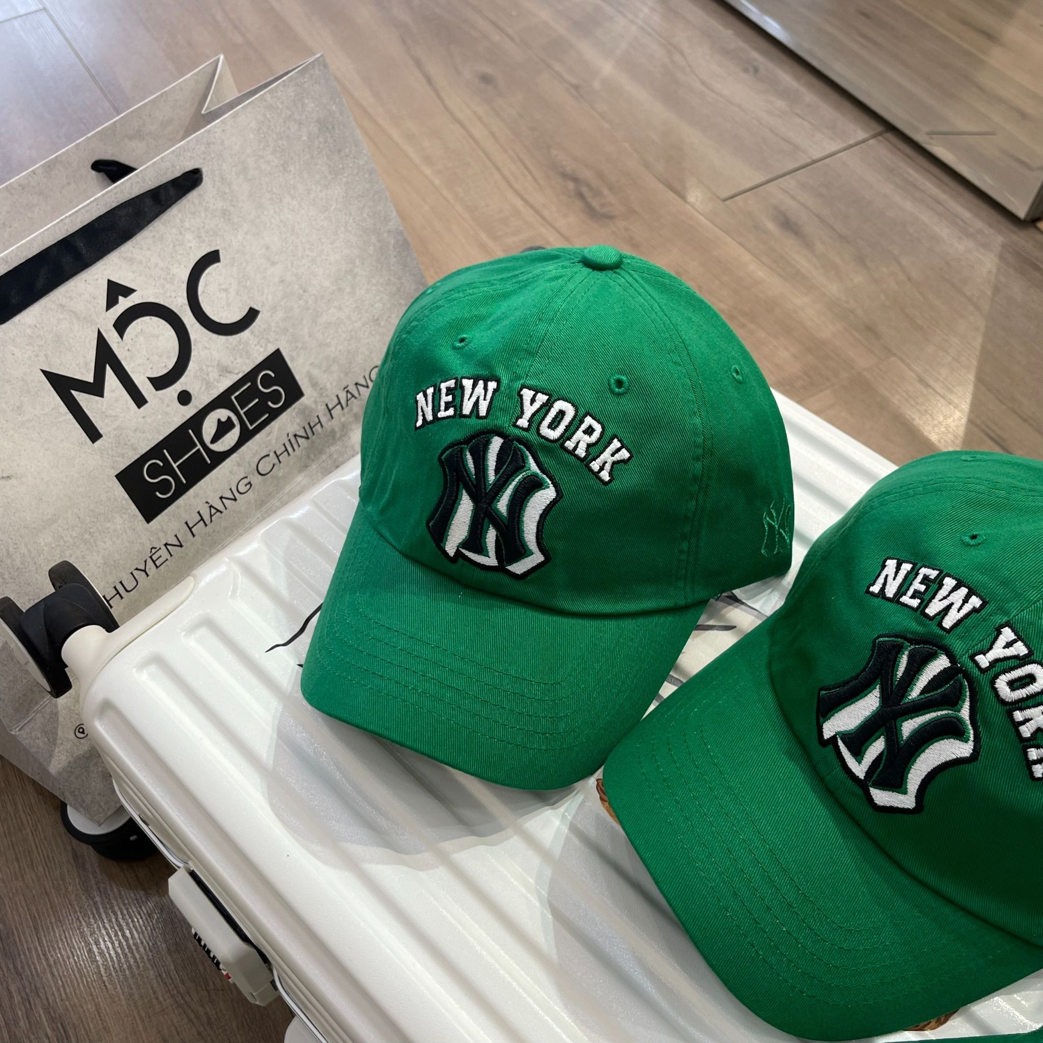 1502 - HÀNG CHÍNH HÃNG - Mũ - Nón Lưỡi Trai MLB *NEW YORK NY* - XANH LÁ (Form Mềm) - AUTHENTIC 100%
