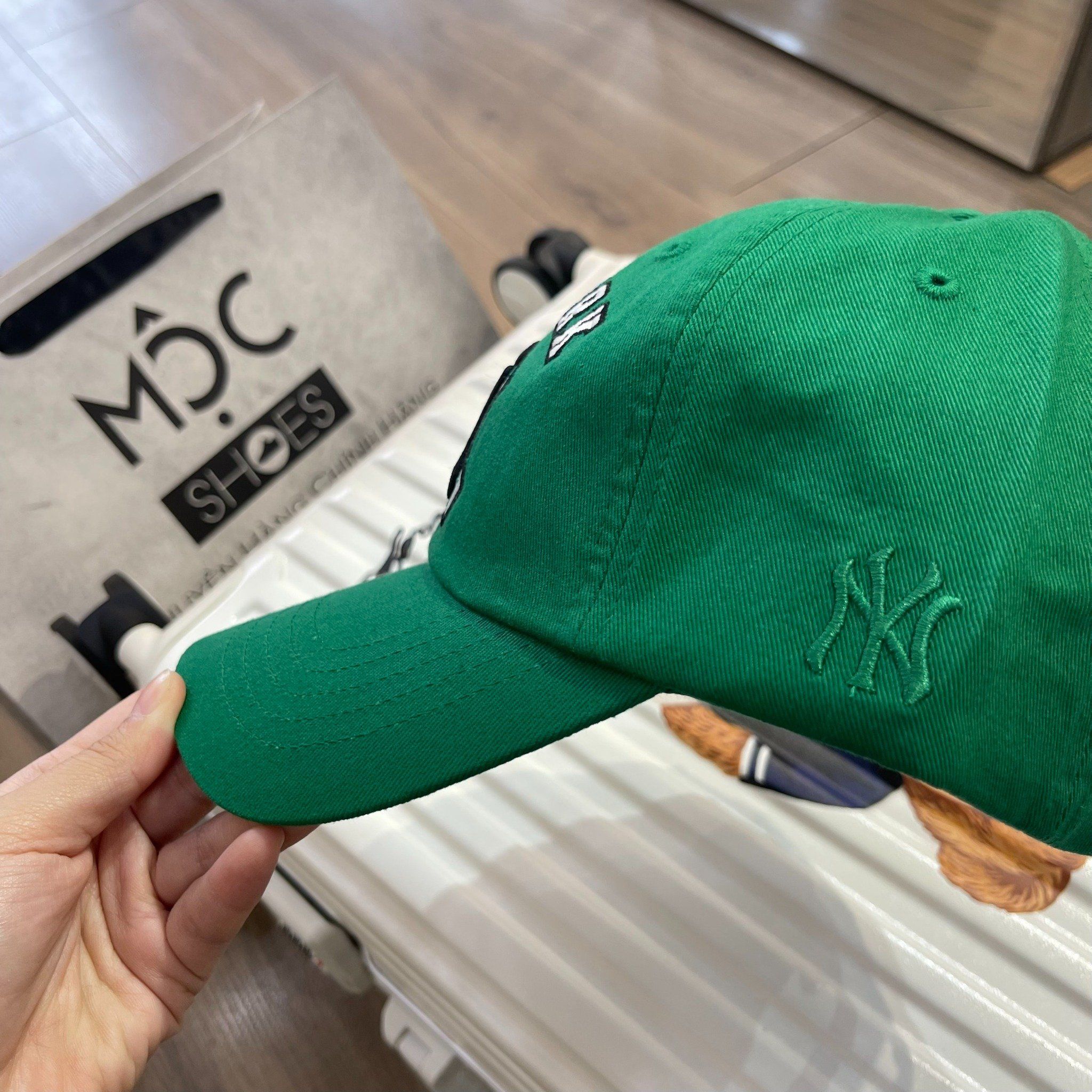 1502 - HÀNG CHÍNH HÃNG - Mũ - Nón Lưỡi Trai MLB *NEW YORK NY* - XANH LÁ (Form Mềm) - AUTHENTIC 100%