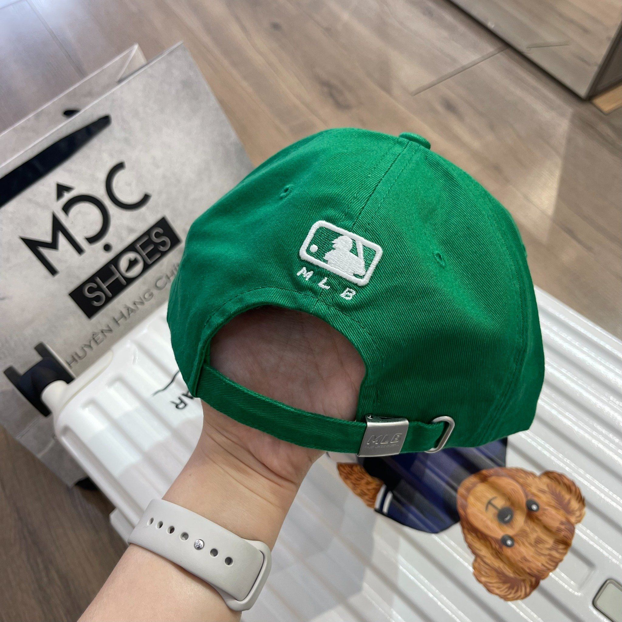 1502 - HÀNG CHÍNH HÃNG - Mũ - Nón Lưỡi Trai MLB *NEW YORK NY* - XANH LÁ (Form Mềm) - AUTHENTIC 100%