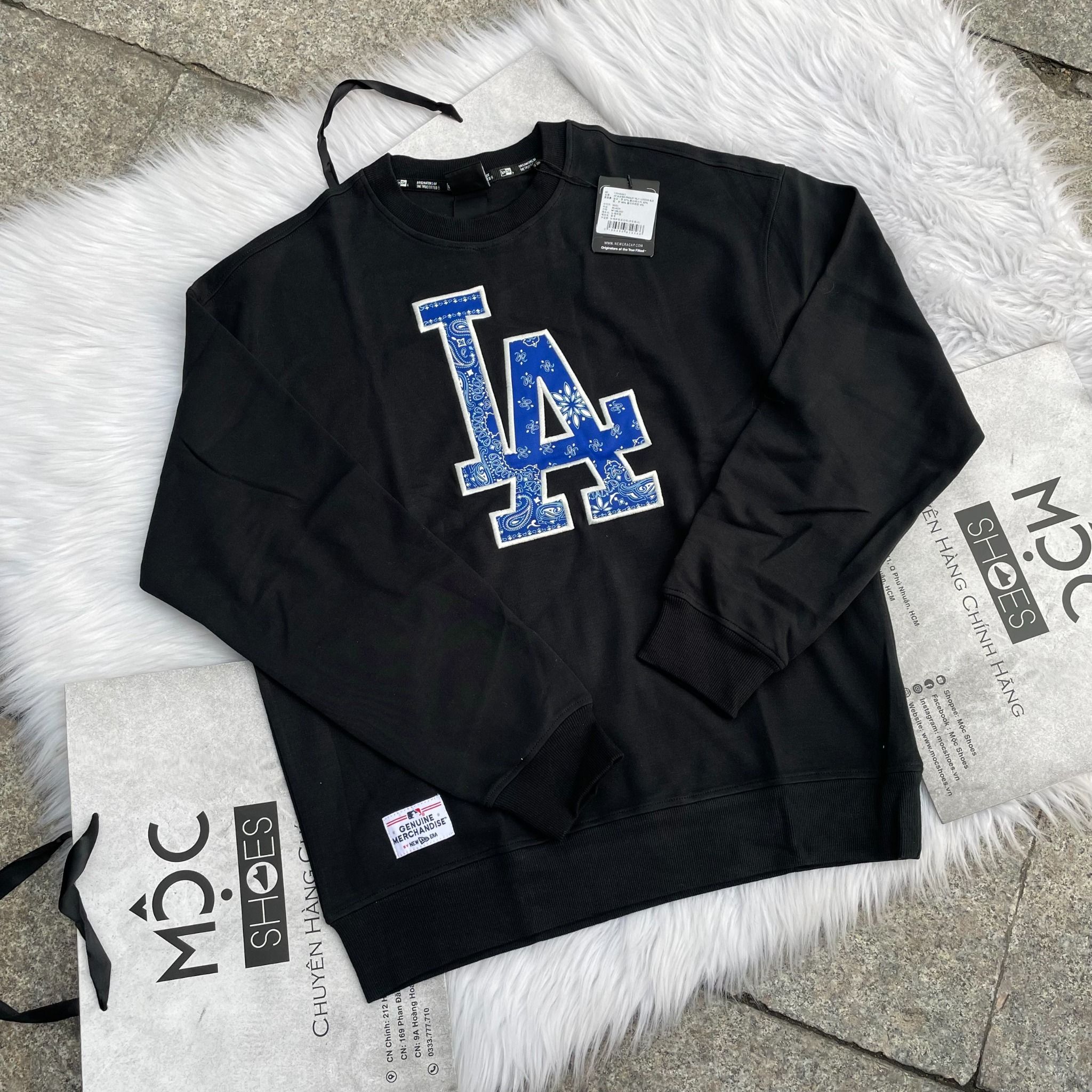 1501 - HÀNG CHÍNH HÃNG - ÁO SWEATER NEW ERA NY PAISLEY LA -