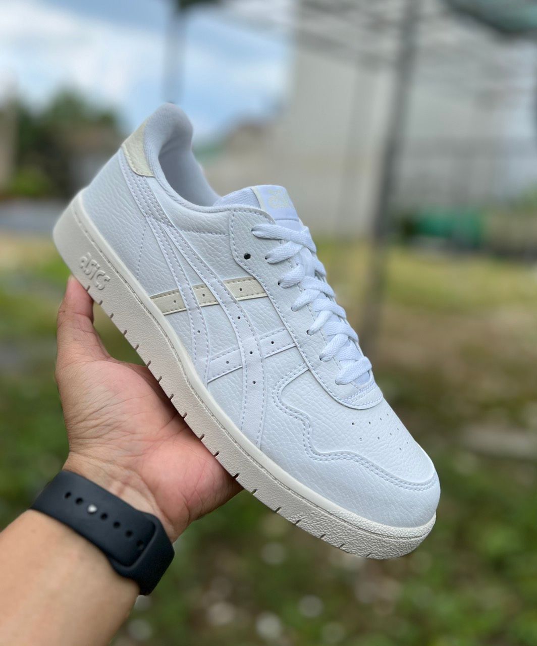 1562 - HÀNG CHÍNH HÃNG - GIÀY ASICS JAPAN S WHITE/ BRICK - CODE: 1201A173116