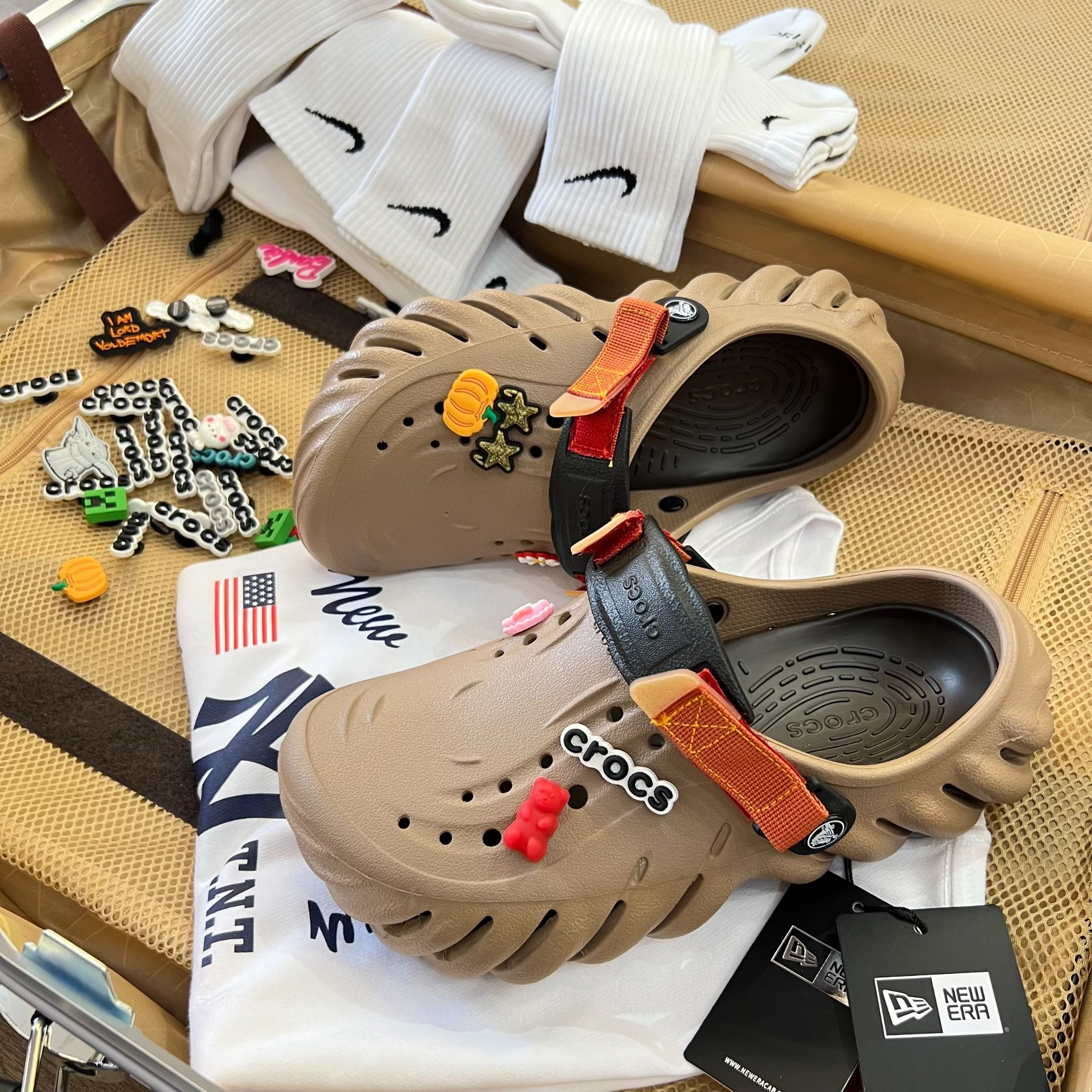 1536 - HÀNG CHÍNH HÃNG - GIÀY CLOG UNISEX CROCS ECHO - CHOCOLATE CLOG *QUAI CAM* - ATMOSPHERE
